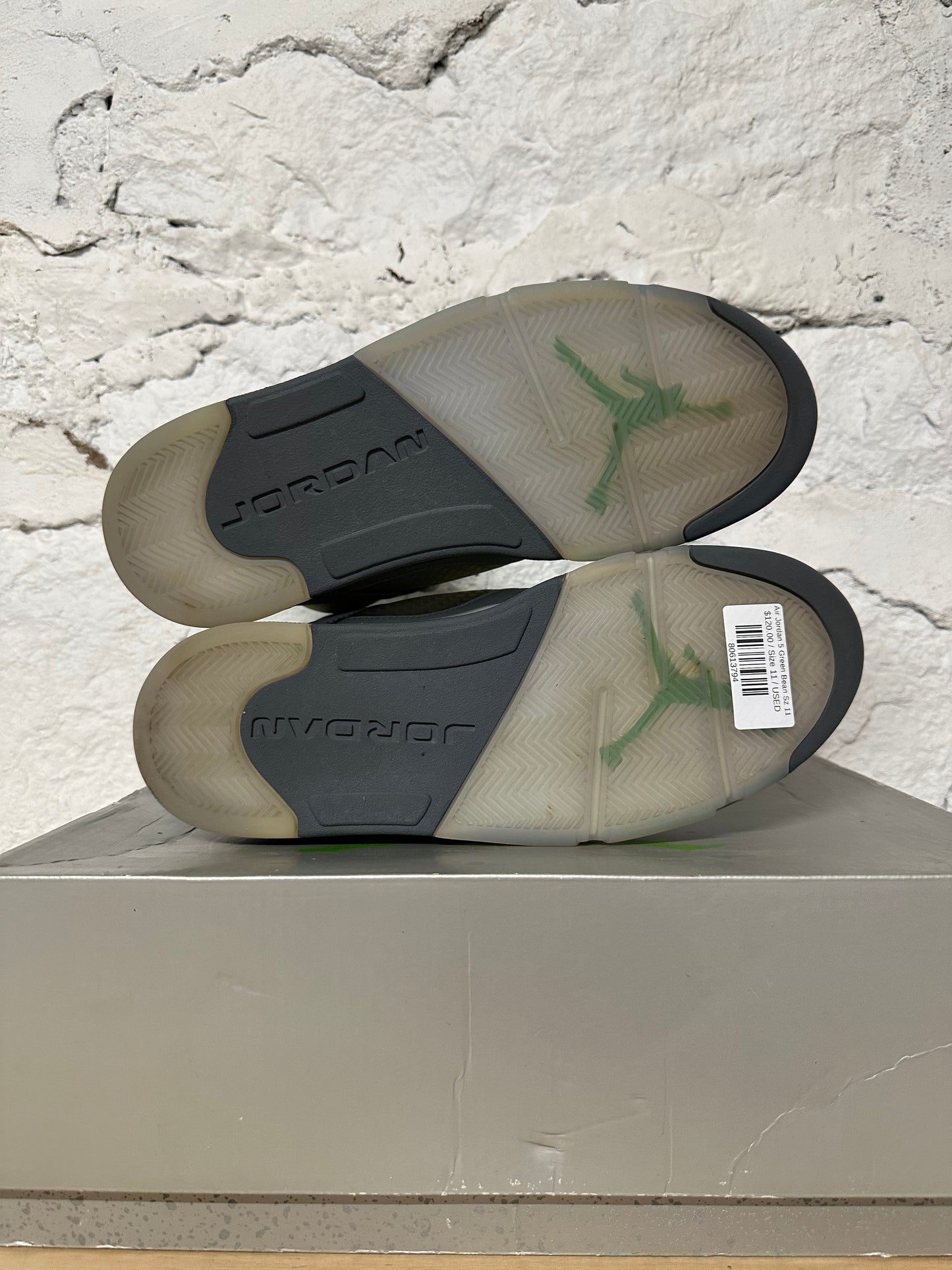 Air Jordan 5 Green Bean Sz 11