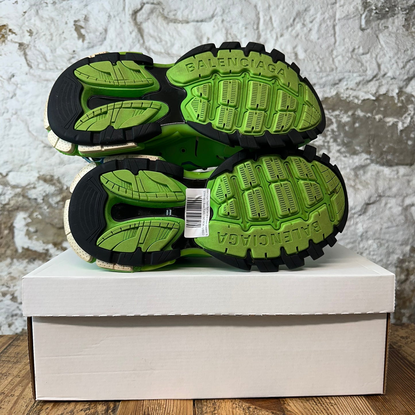 Balenciaga Track Runner Blue Green Sneaker Sz 7 (40)