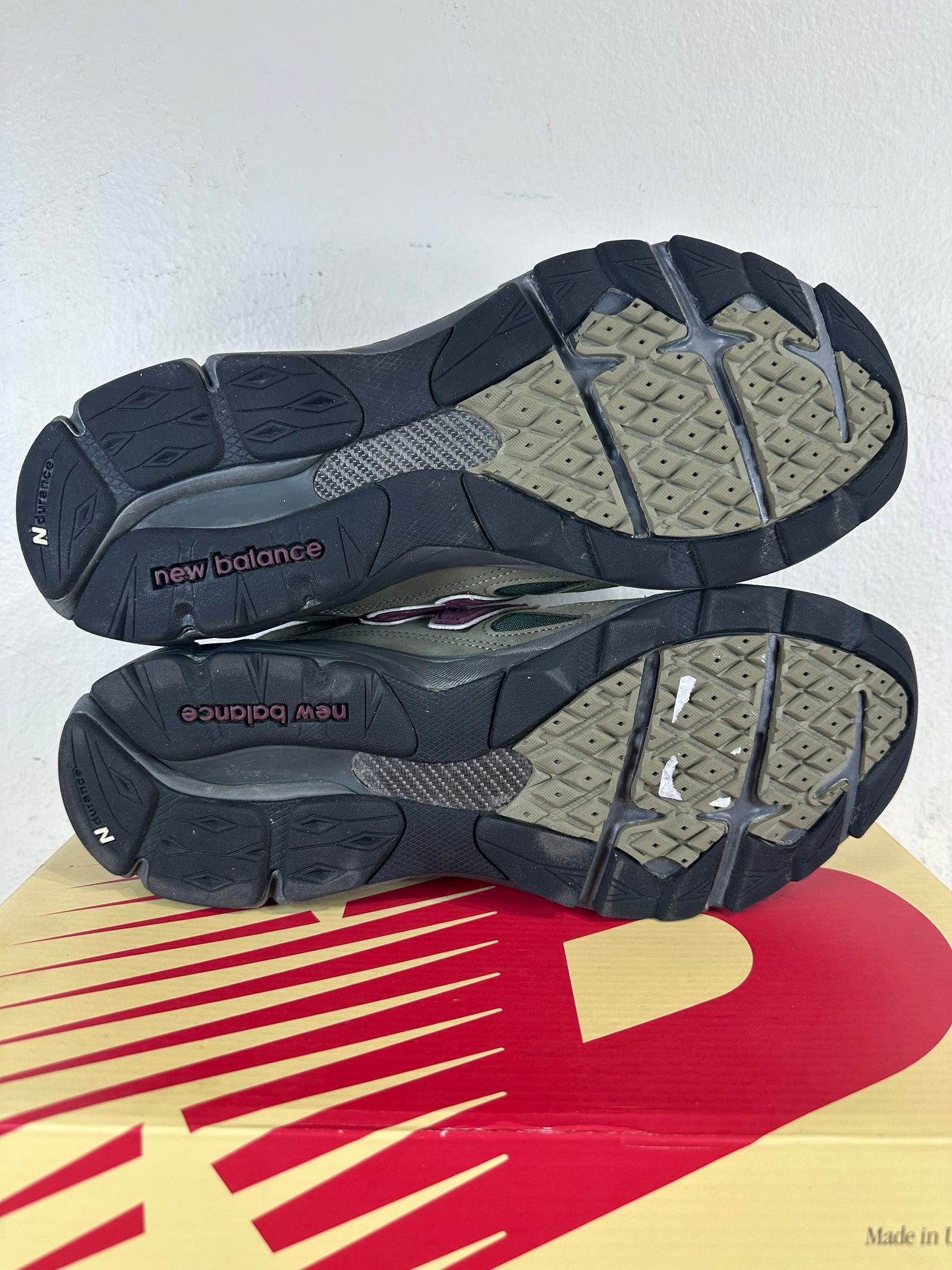 New Balance 990v3 MiUSA Teddy Santis Green Purple Sz 11