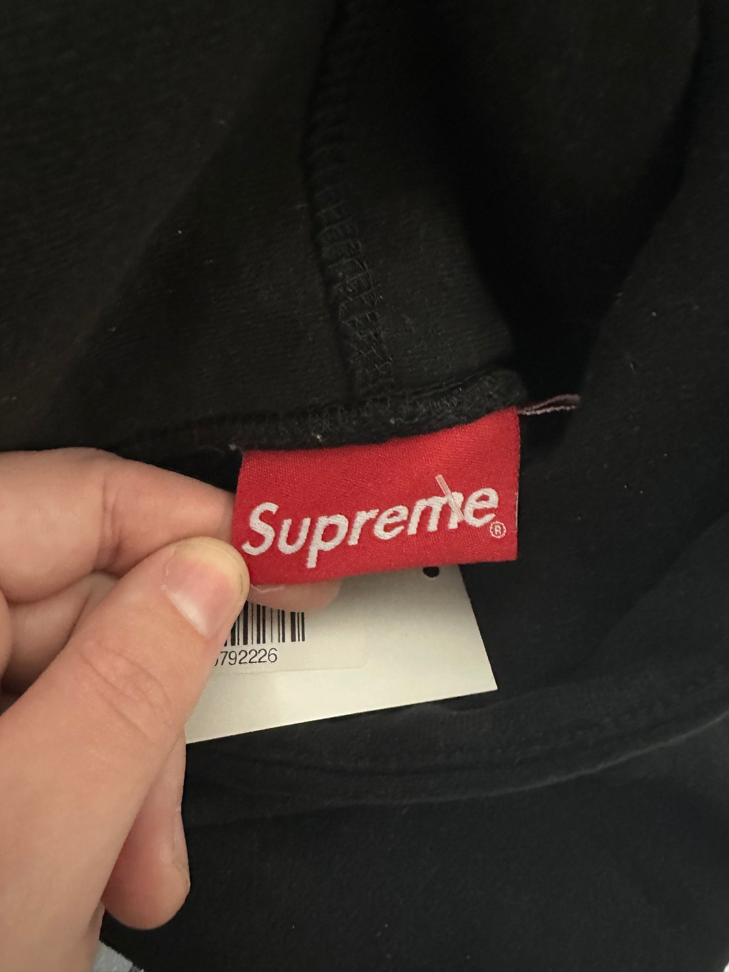 Supreme Motion Logo Black Hoodie Sz L