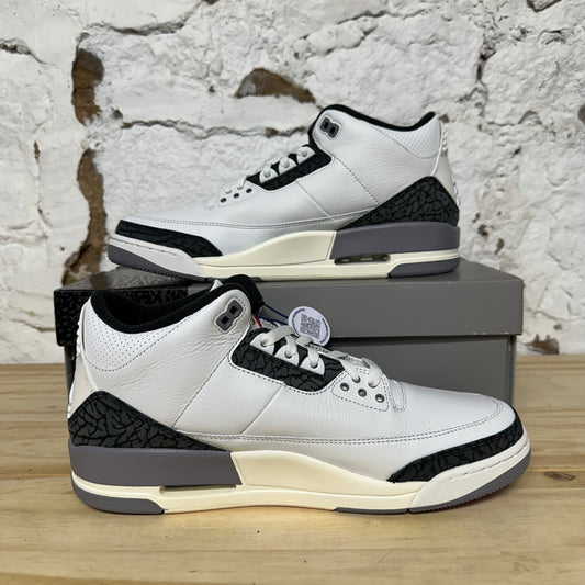 Air Jordan 3 Cement Grey Sz 11 DS