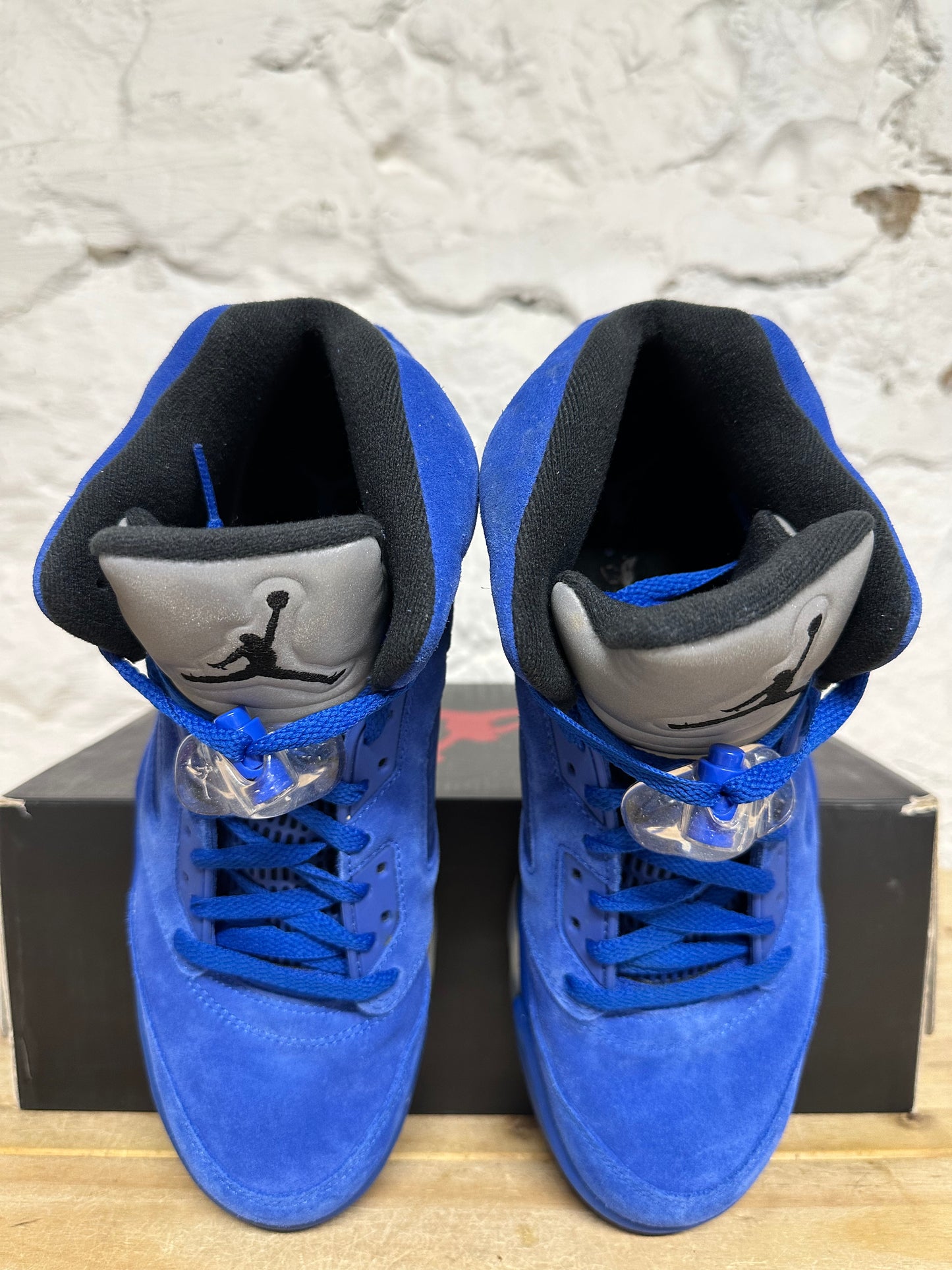 Air Jordan 5 Blue Suede Sz 10.5