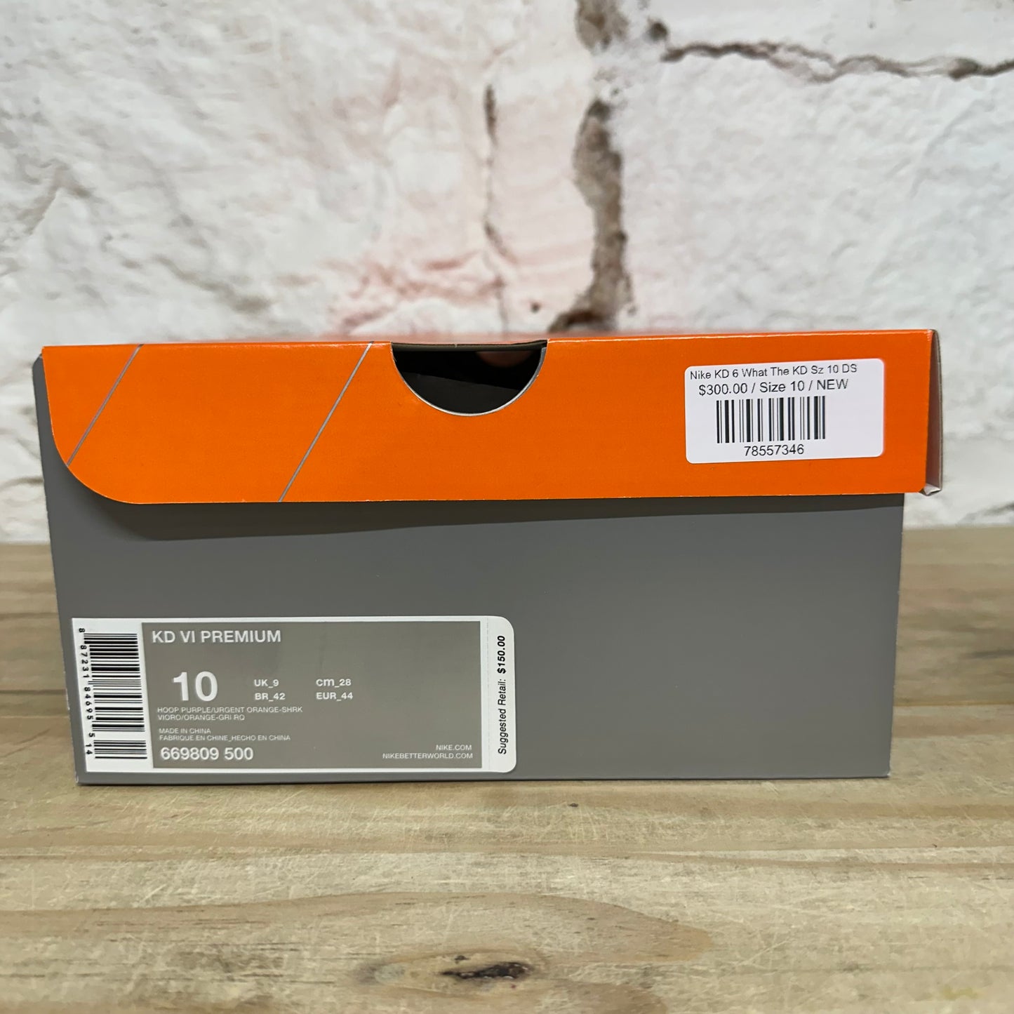 Nike KD 6 What the KD Sz 10 DS