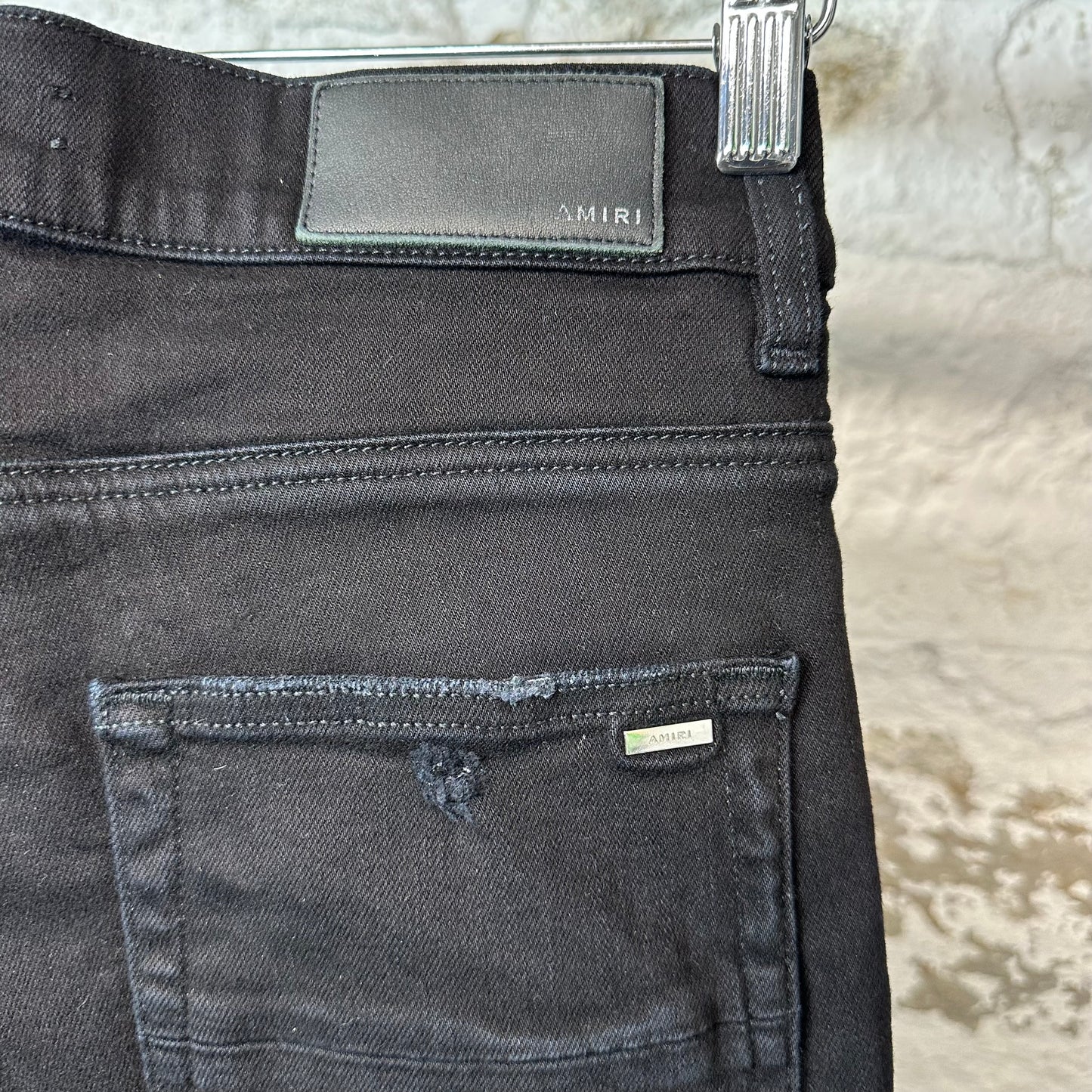 Amiri Blue Tie Dye Spell Black Denim Jeans Sz 29