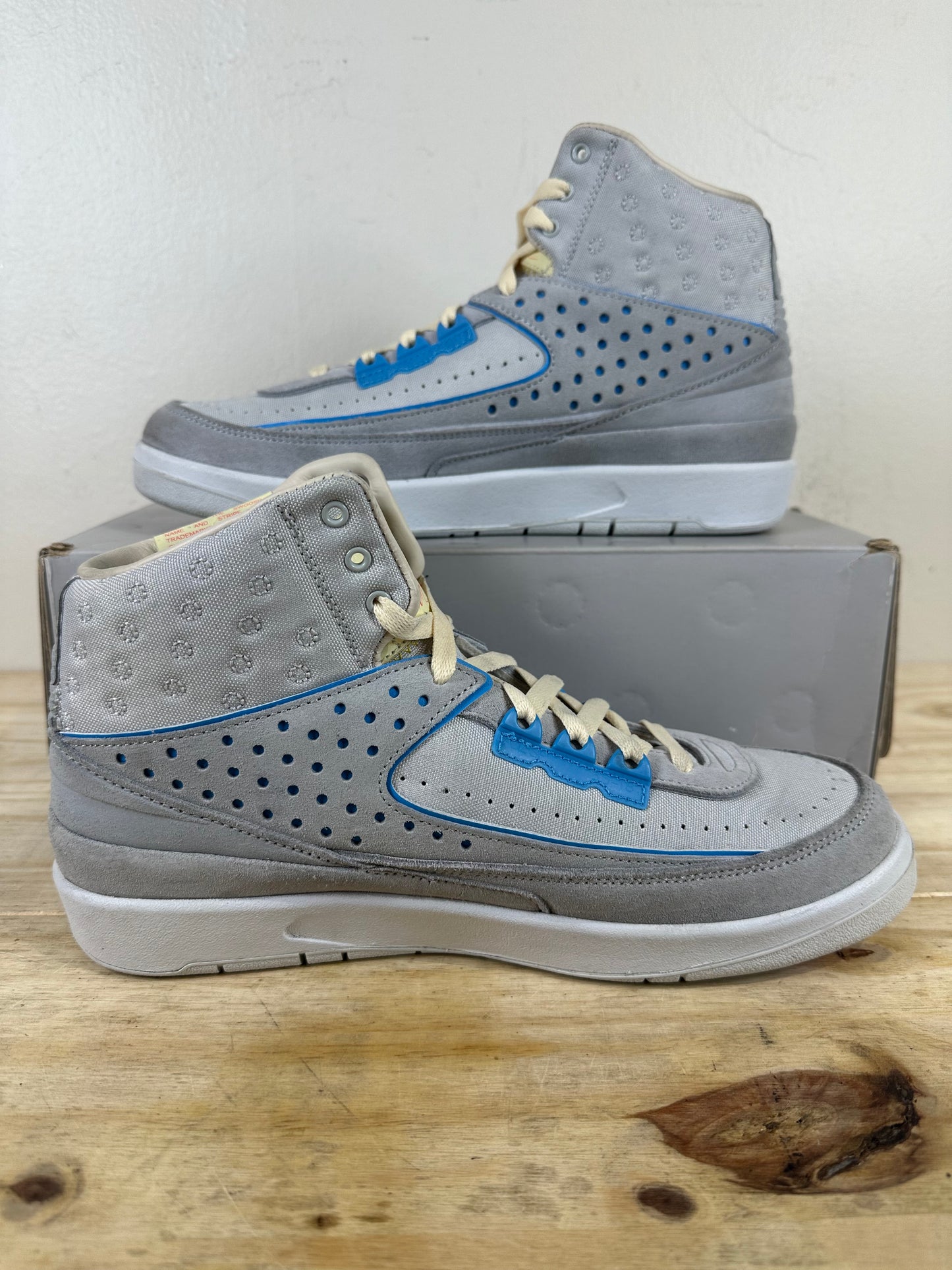 Air Jordan 2 Union Grey Fog Sz 9