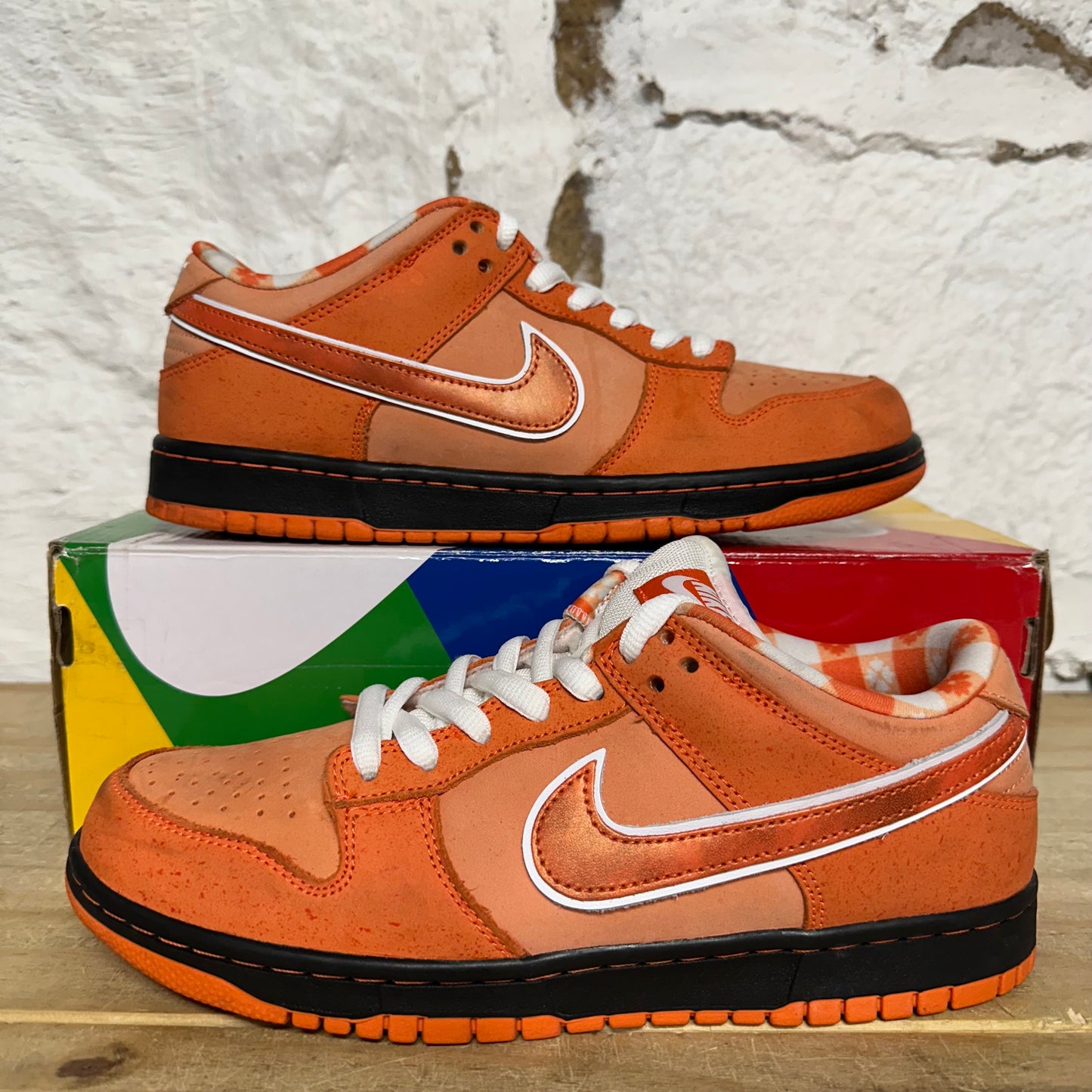 Nike Dunk Low SB Concepts Orange Lobster Sz 8