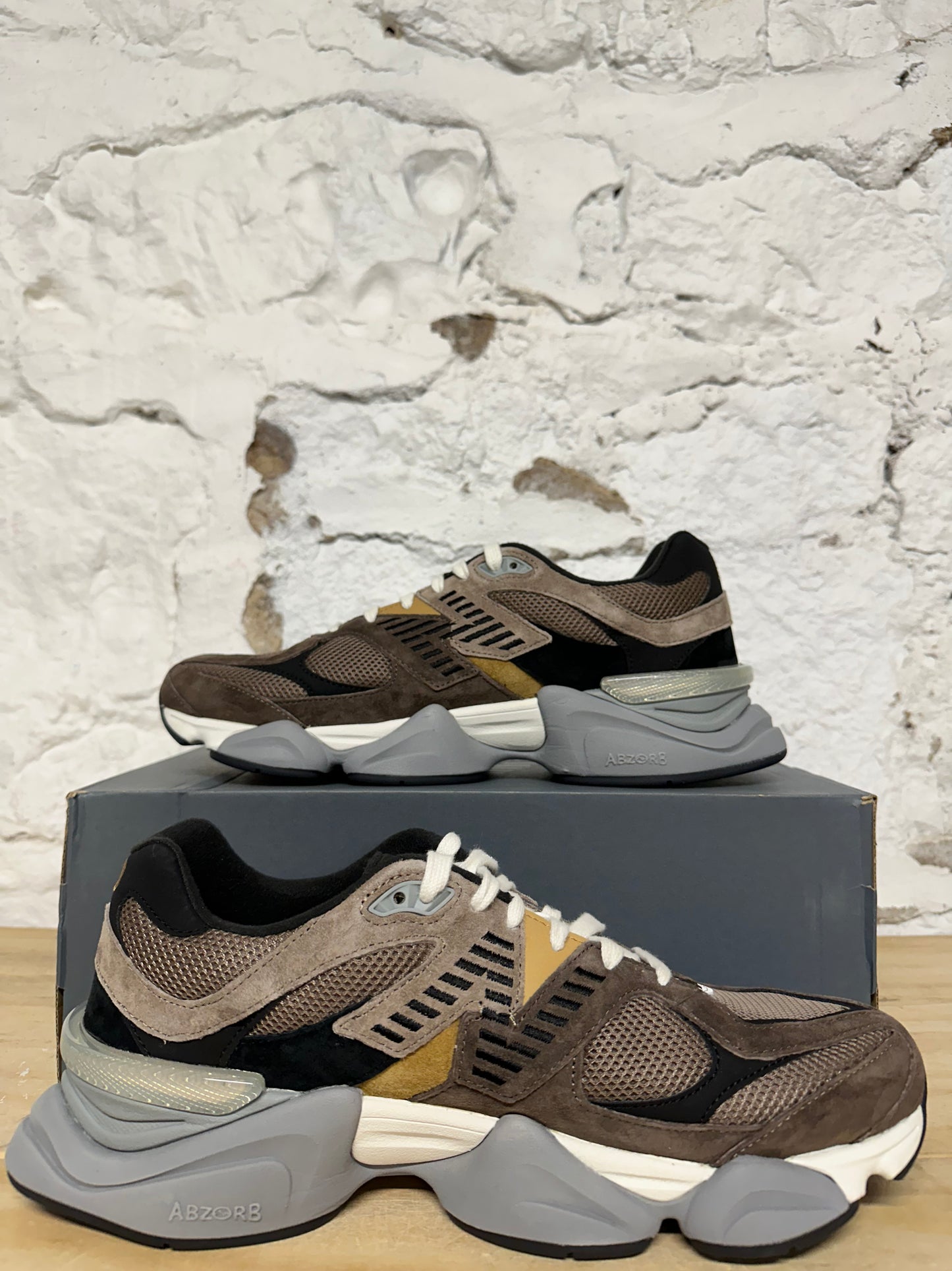 New Balance 9060 Dark Mushroom Sz 12