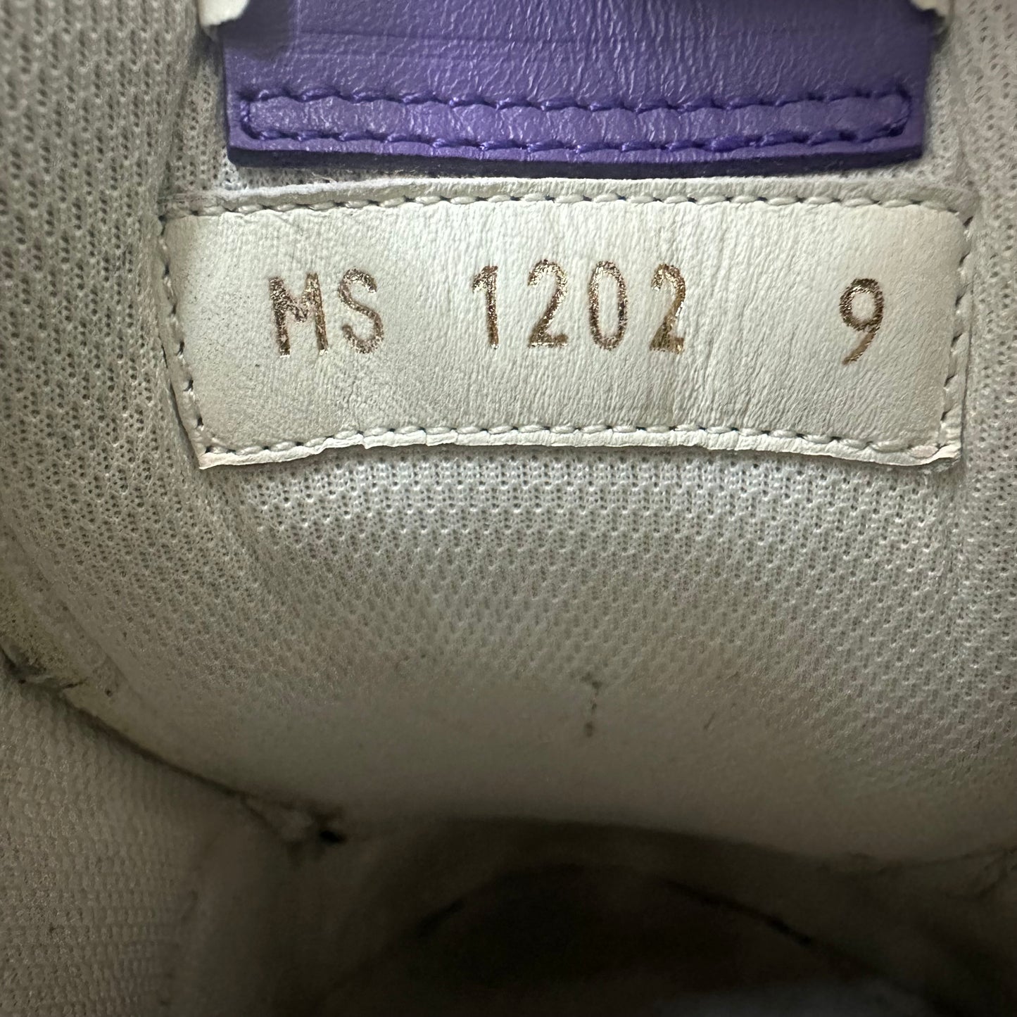 Louis Vuitton Purple White Trainer Sneaker Sz 10.5 (9LV)