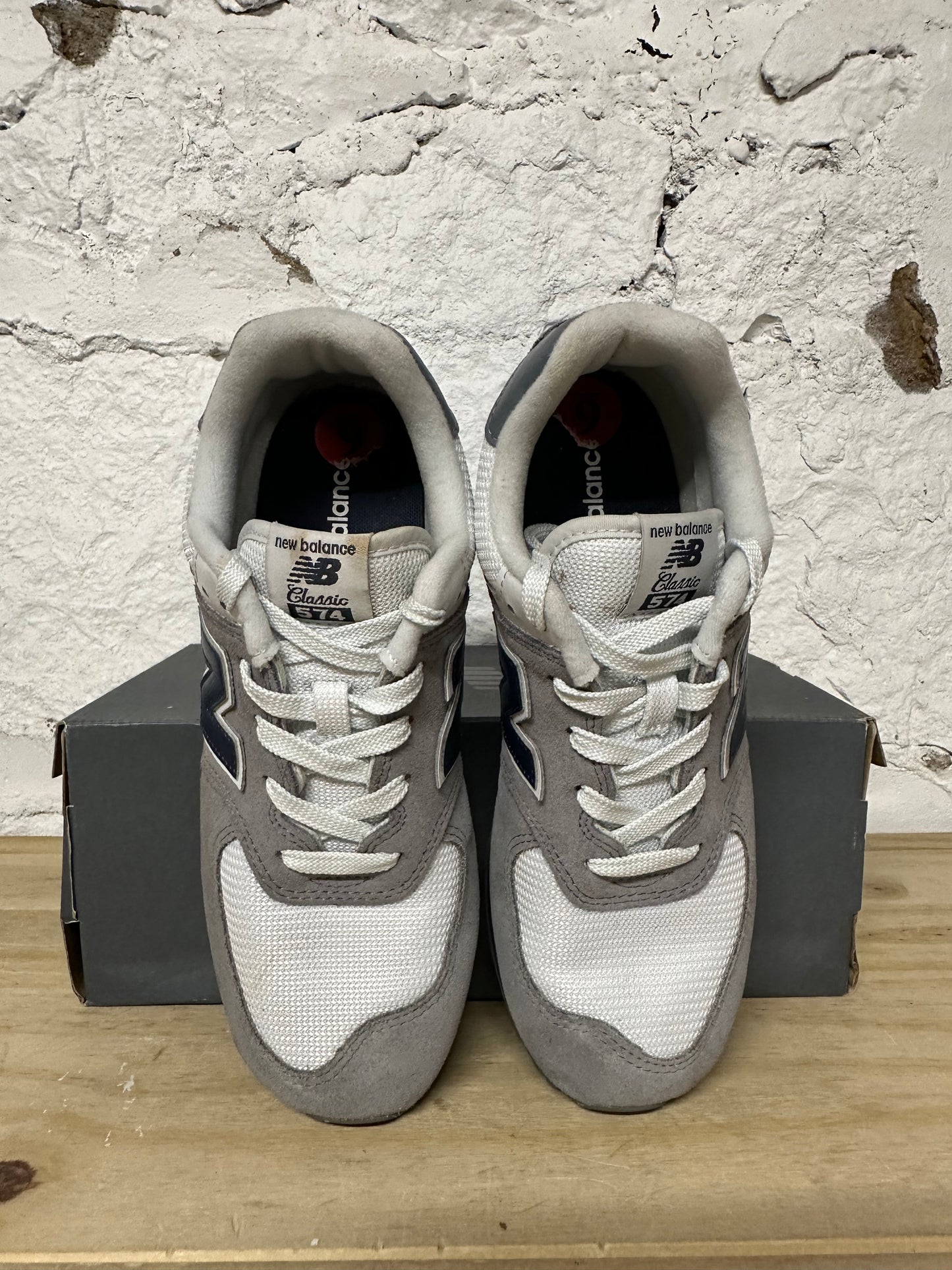 New Balance 574 Grey Navy Sz 6