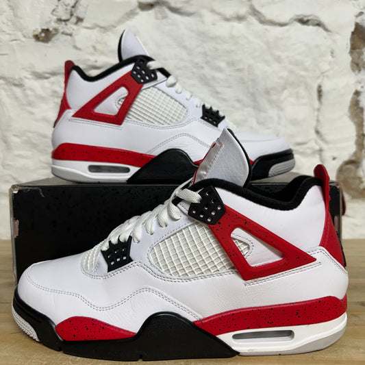 Air Jordan 4 Red Cement Sz 9