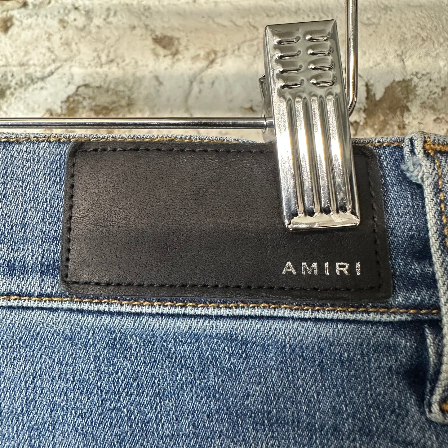 Amiri Plain Dark Blue Denim Jeans Sz 31