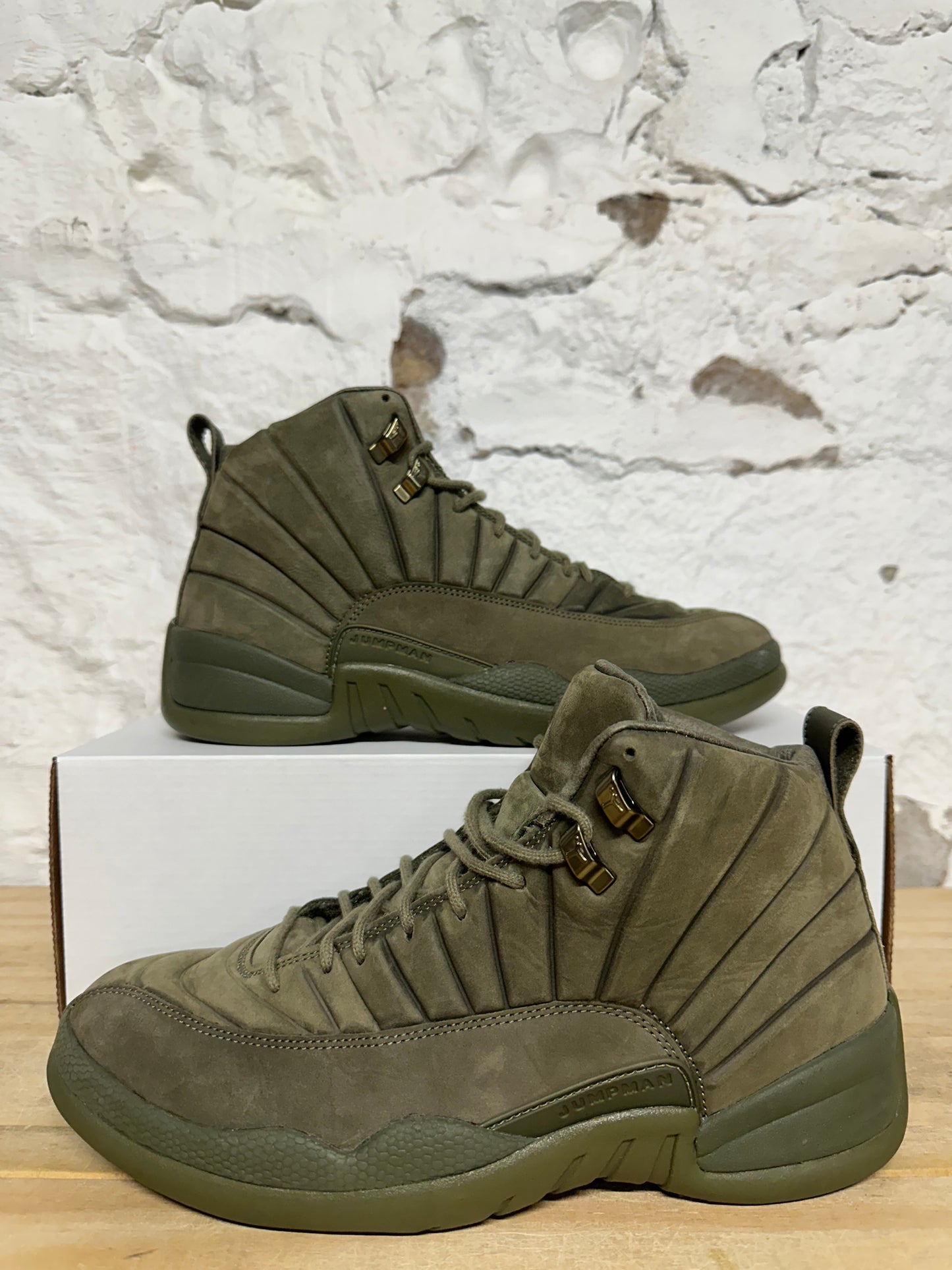 Air Jordan 12 PSNY Olive Sz 10