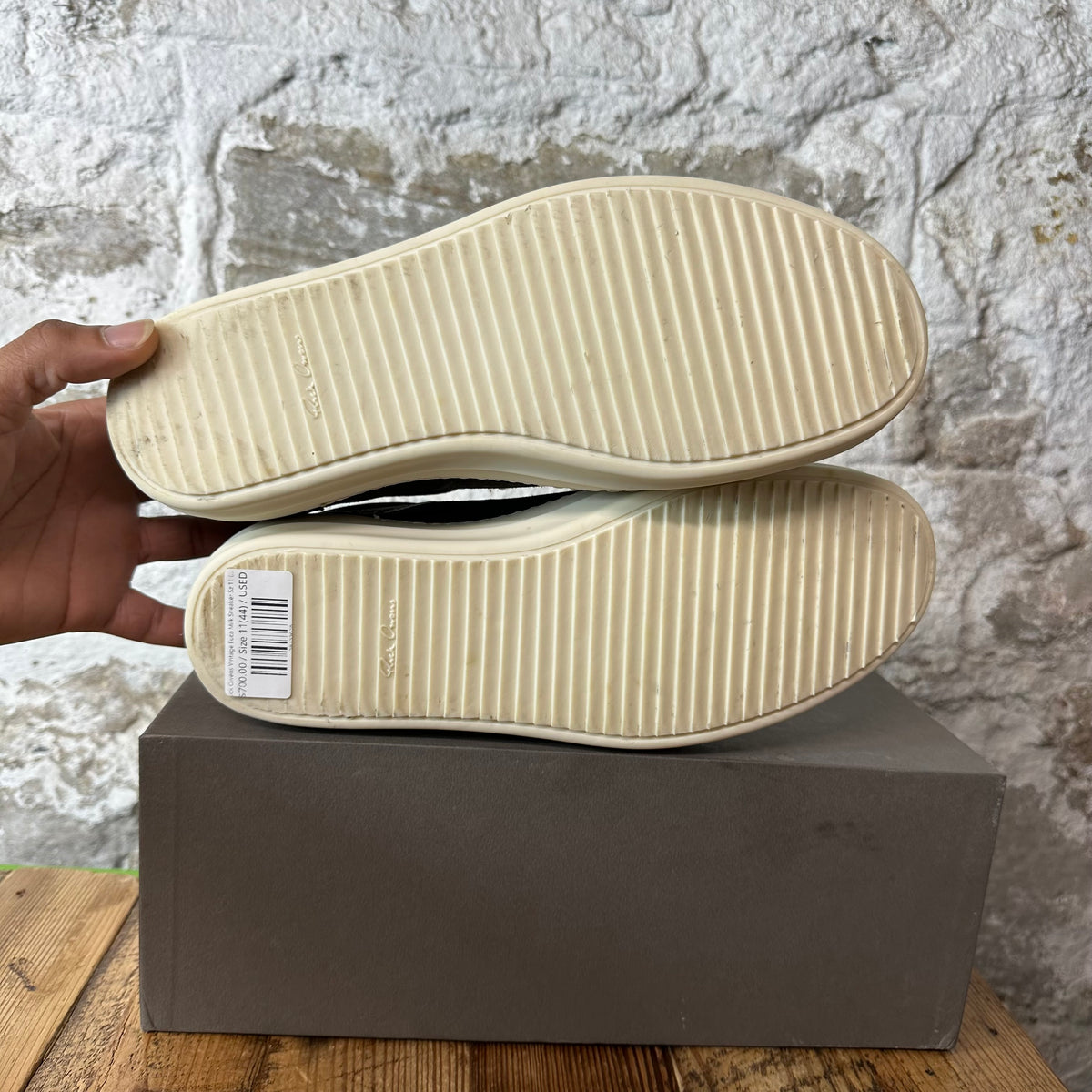Rick Owens Vintage Euca Milk Sneaker Sz 11 (44)
