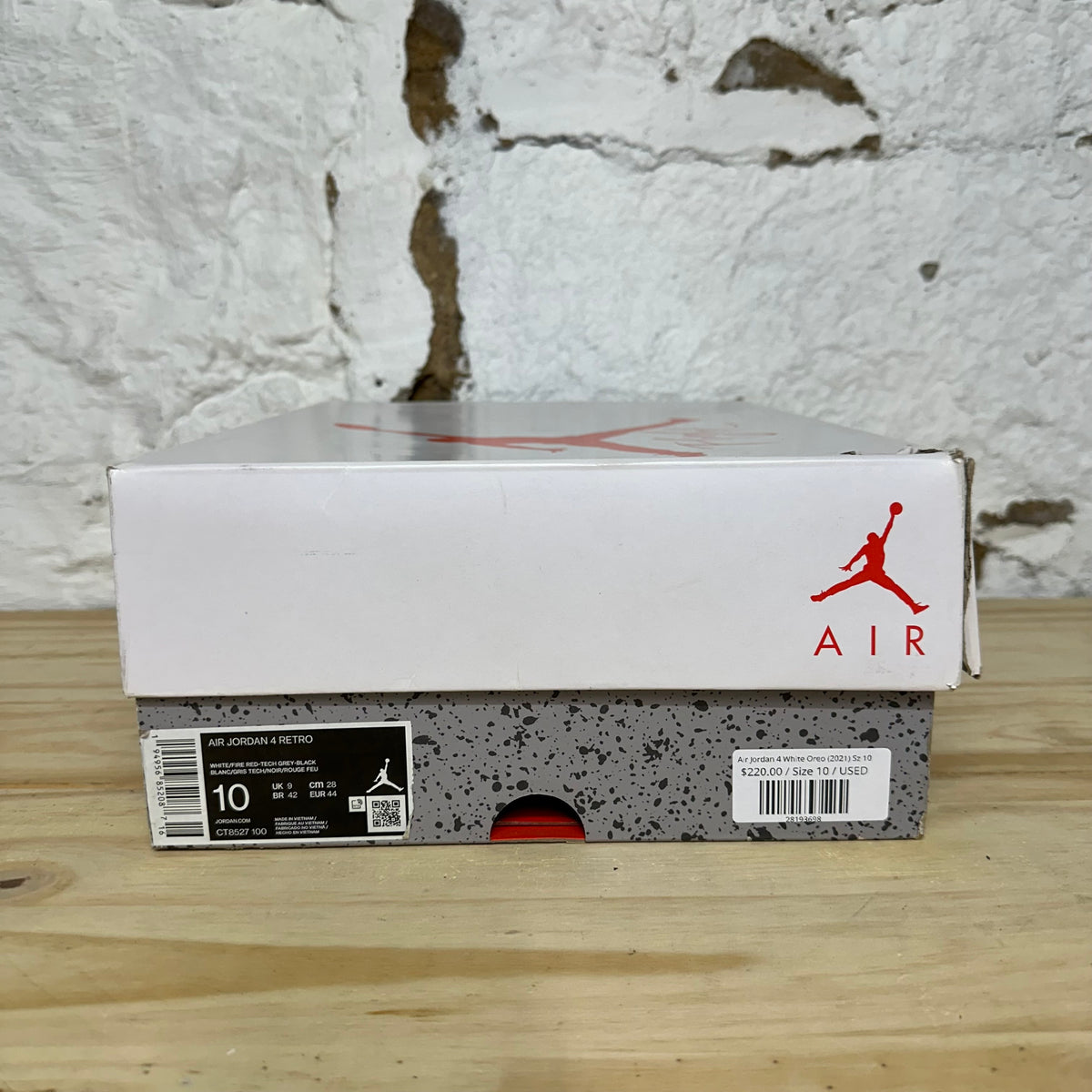 Air Jordan 4 White Oreo (2021) Sz 10