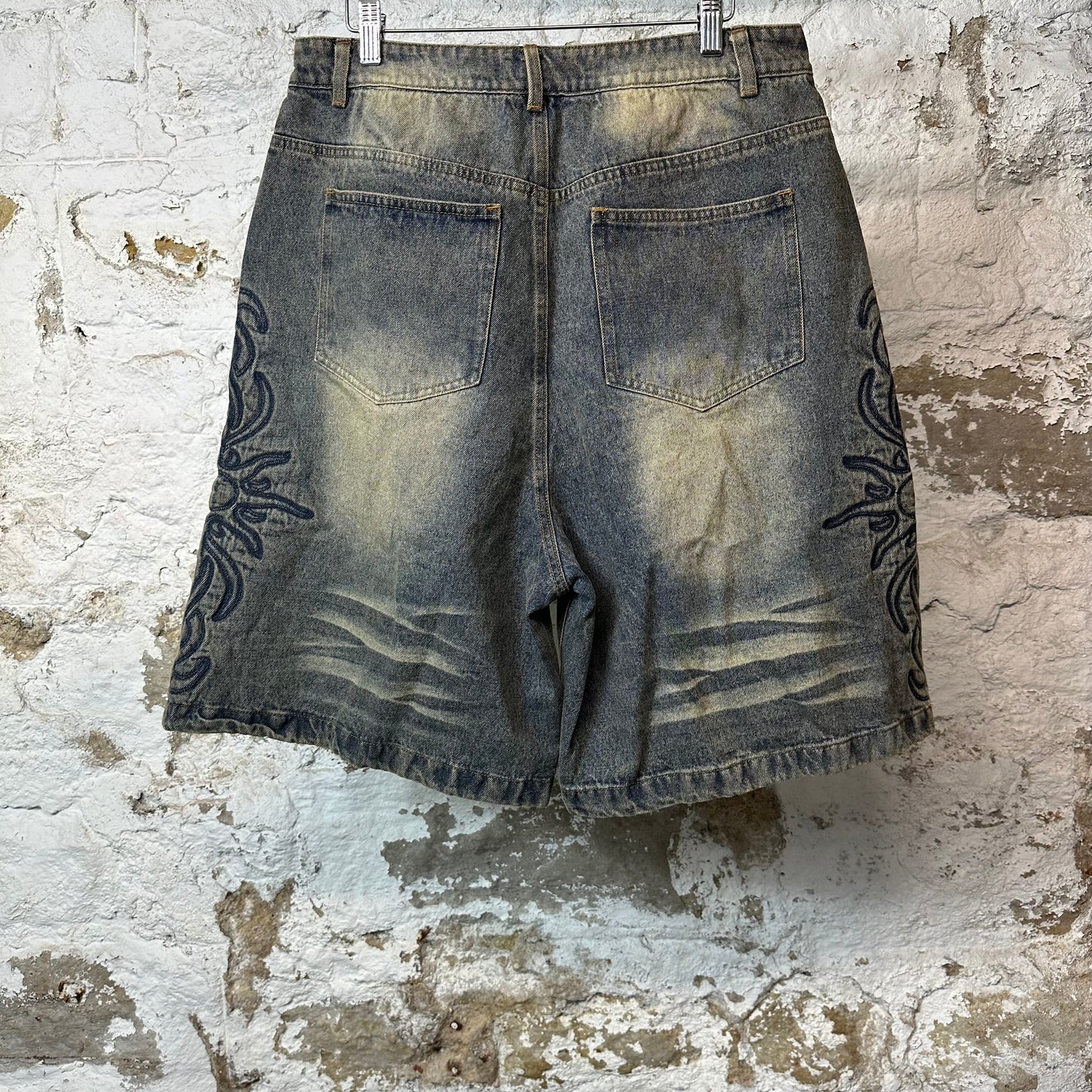 Vale Blue Flare Jean Shorts
