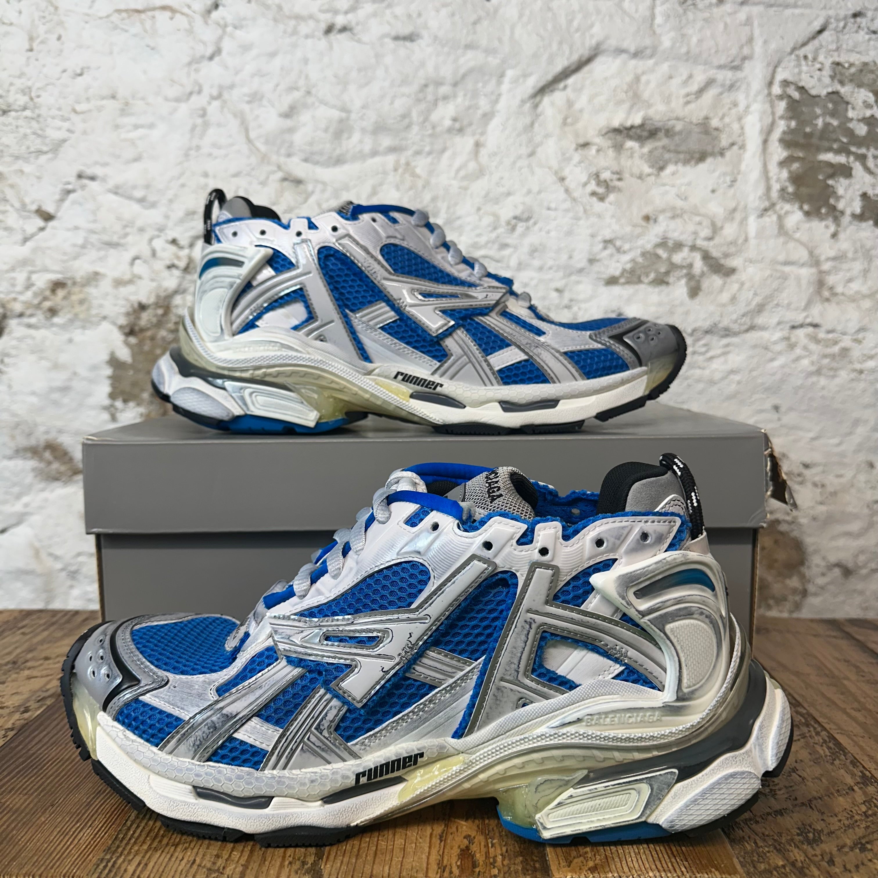 Balenciaga Runner Blue Gray Black Sneaker