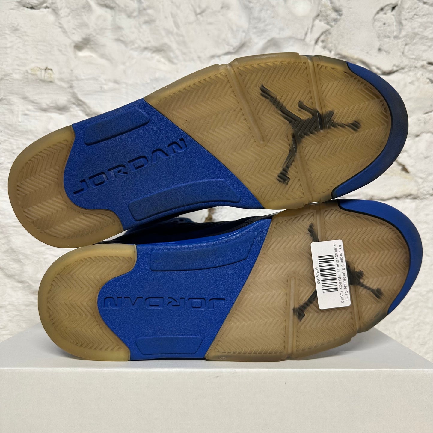 Air Jordan 5 Blue Suede Sz 11