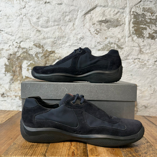 Prada Americas Cup Vintage Navy Blue Sz 8
