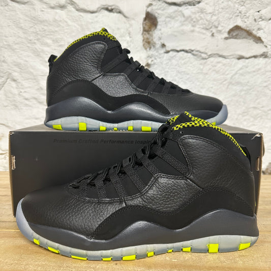 Air Jordan 10 Venom Green Sz 9.5 DS