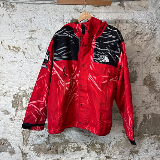 Supreme TNF Printed Tape Seam Jacket Red Sz XL