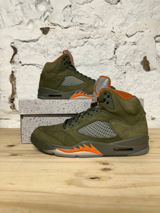Air Jordan 5 Olive Sz 9.5