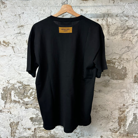 Louis Vuitton Amen Break Knit T-Shirt Black Sz S