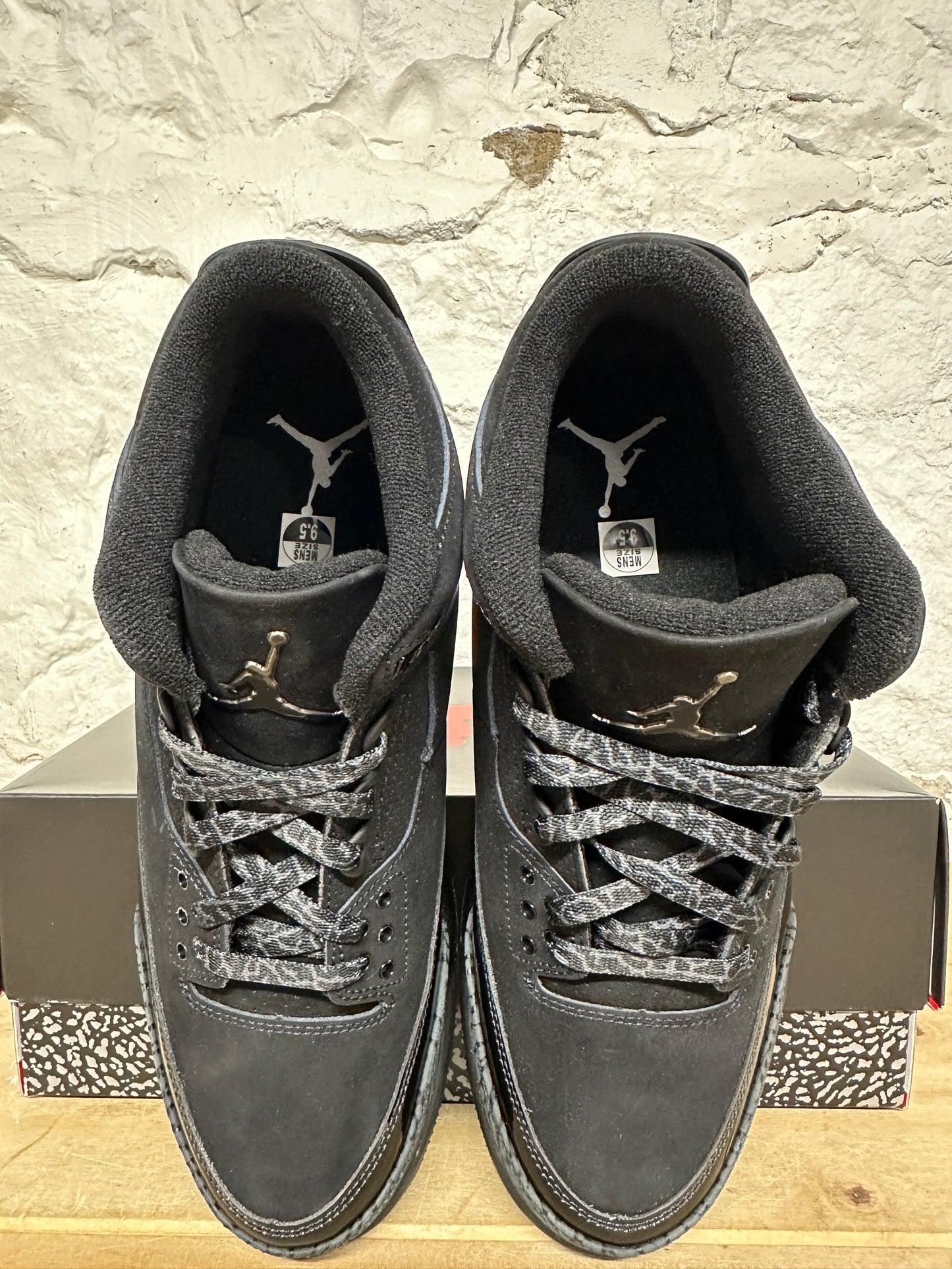 Air Jordan 3 Black Cat Sz 9.5 DS