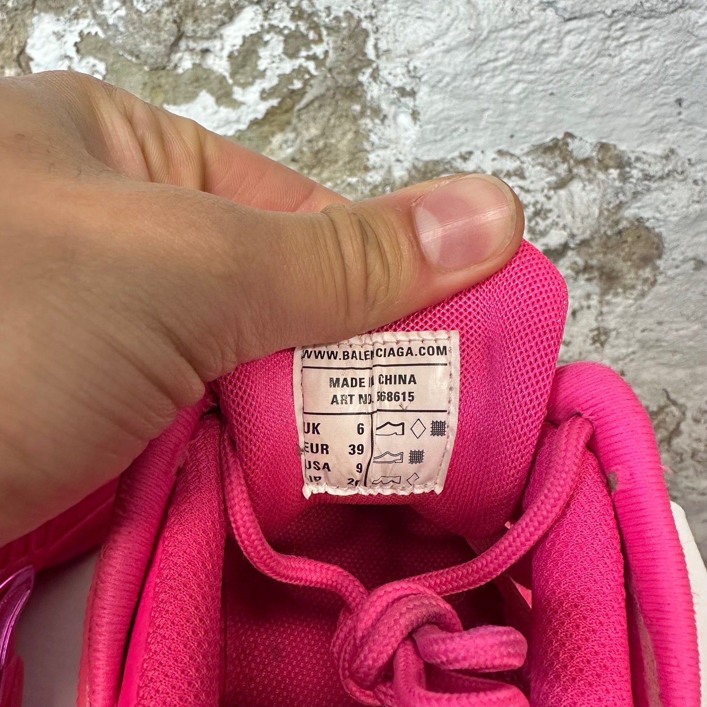 Balenciaga Track 2 Hot Pink Sz 6.5 (39) No Box