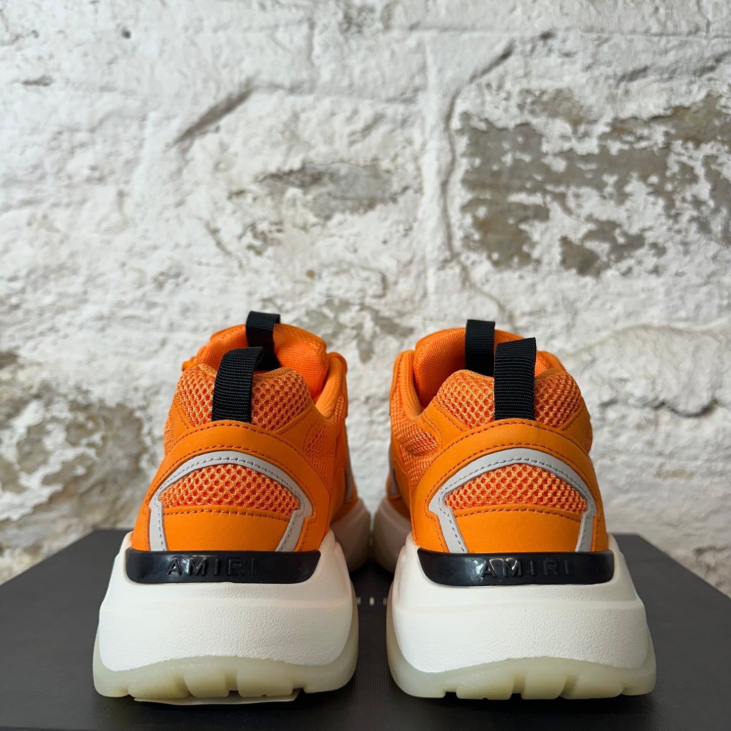 Amiri Orange Bone Runner Sneaker Sz 12 (45) DS