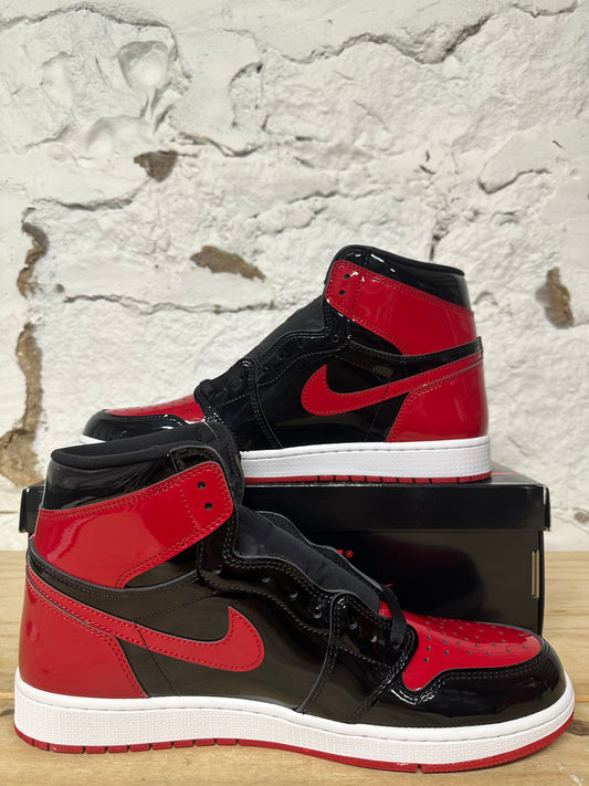 Air Jordan 1 High Patent Bred Sz 12.5 DS