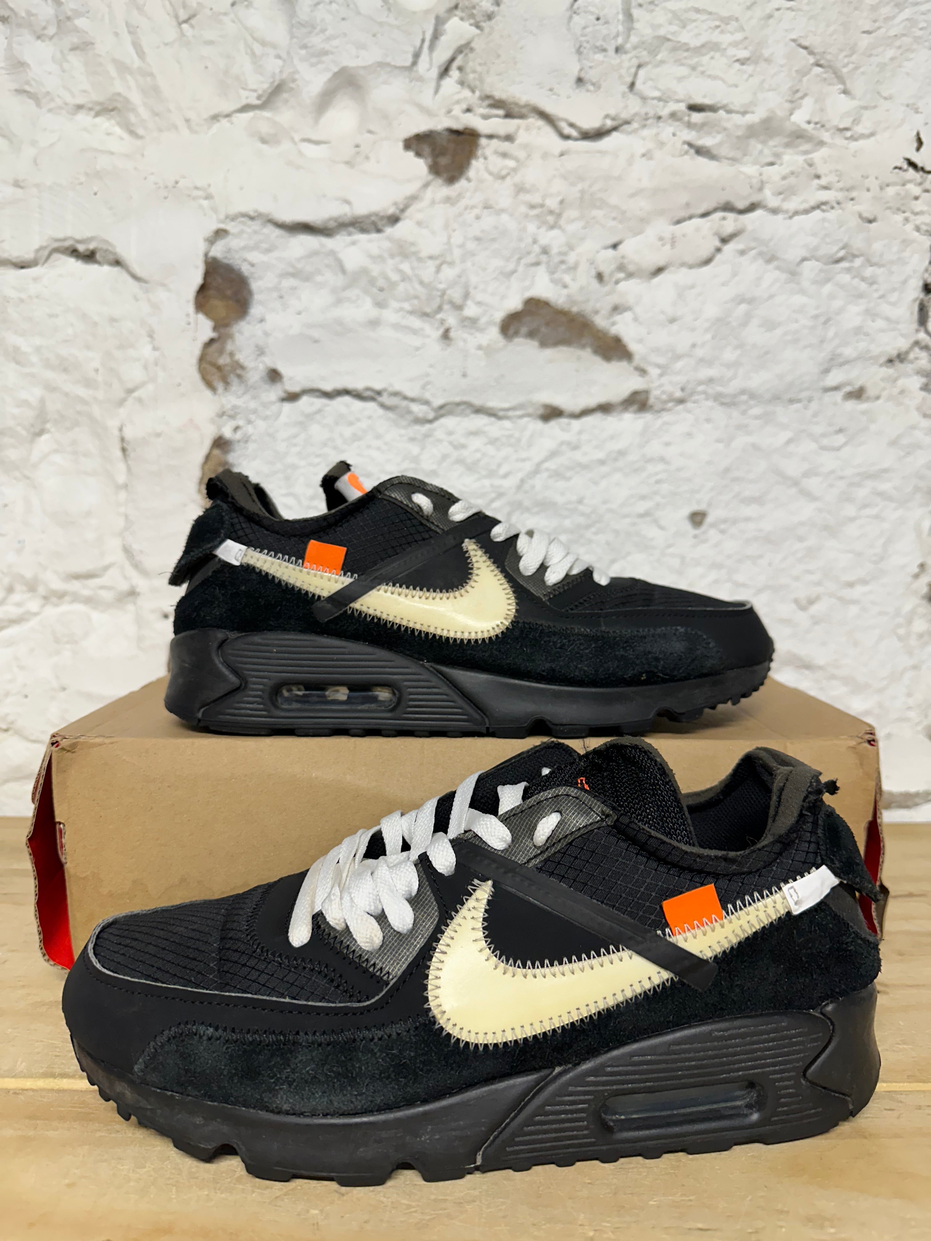 Nike Air Max 90 Off-White Black Sz 8