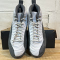 Air Jordan 12 White Dark Grey Sz 11.5