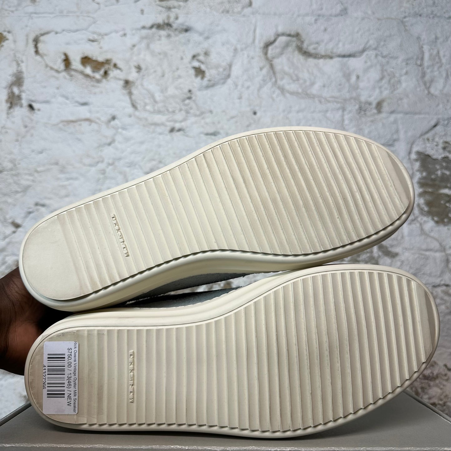 Rick Owens Vintage Oyster Milk Sneaker