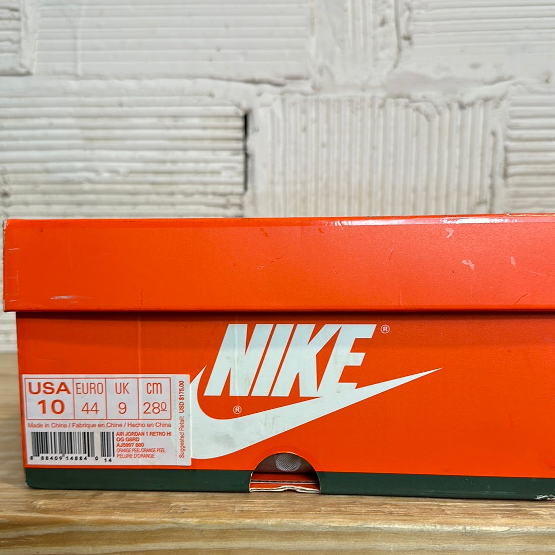 Air Jordan 1 High Gatorade Orange Peel Sz 10