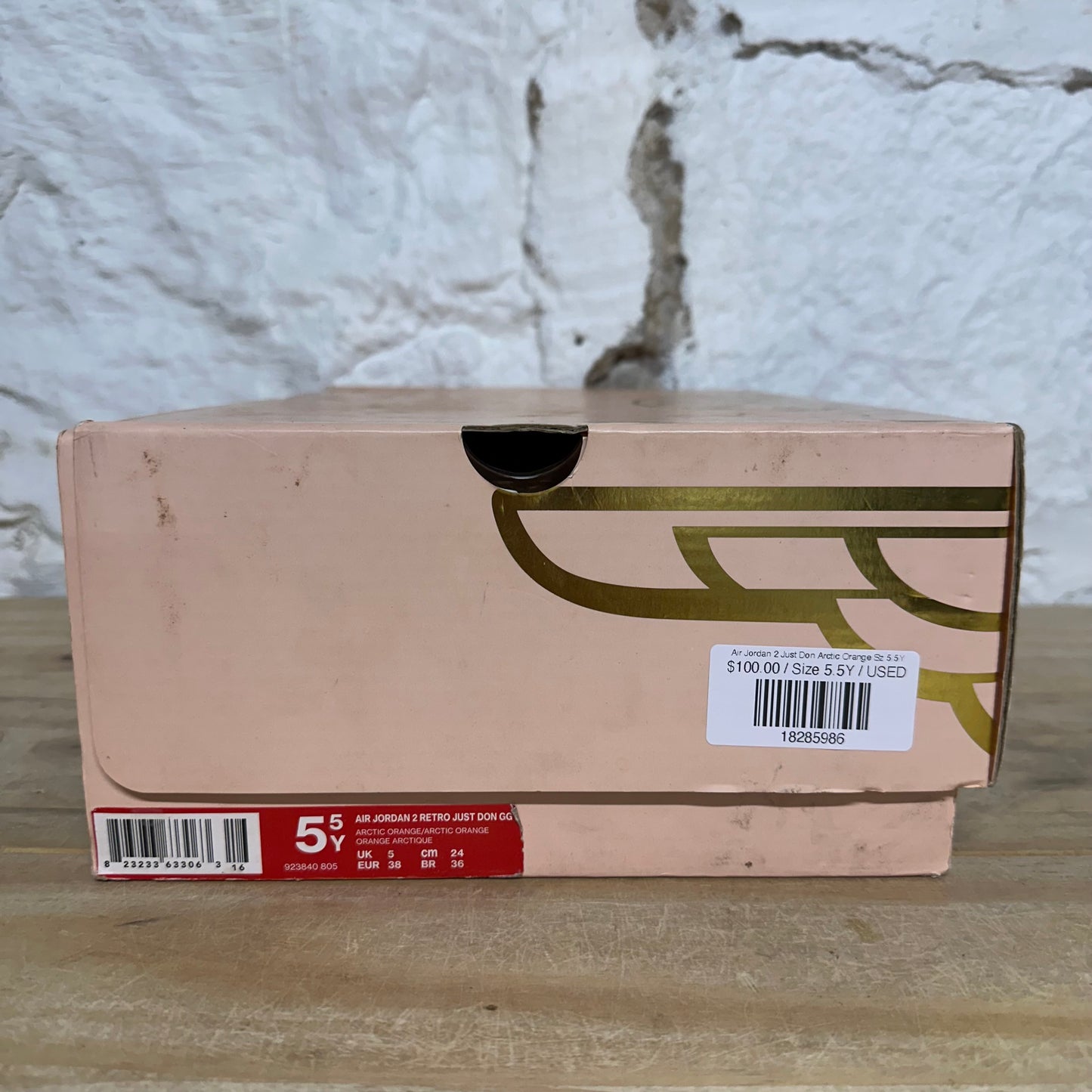 Air Jordan 2 Just Don Arctic Orange Sz 5.5Y