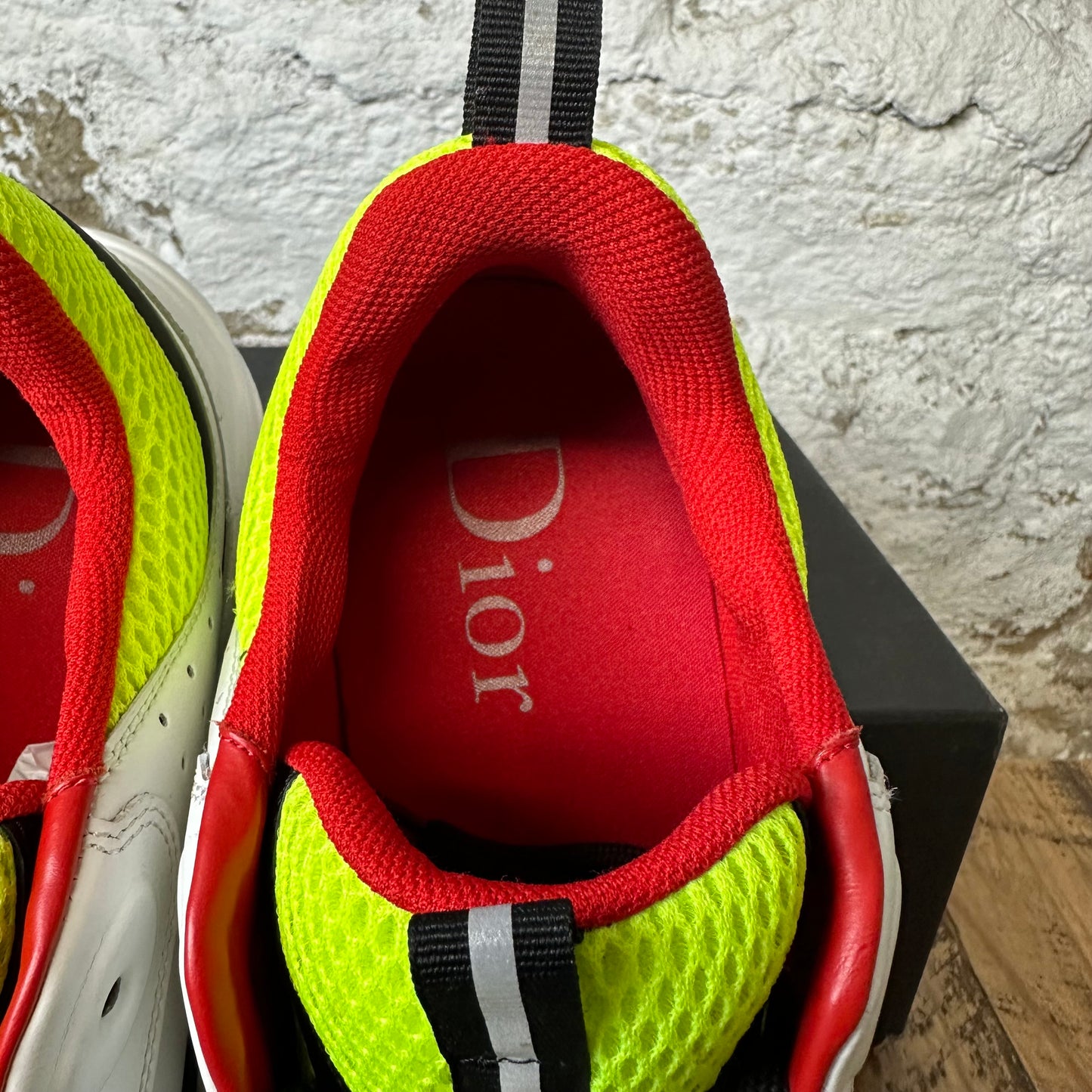 Dior B22 Green Yellow White Sneaker Sz 11 (44)