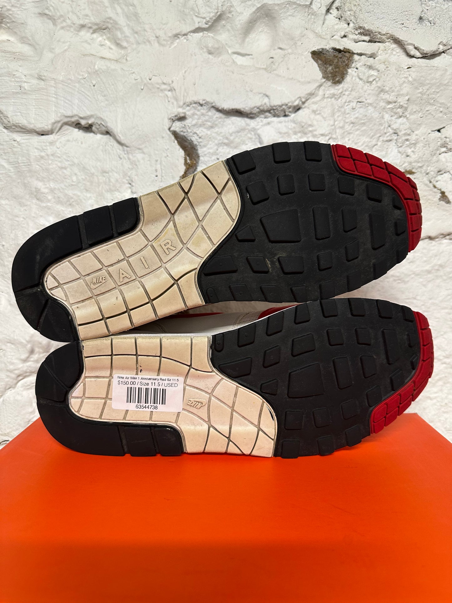 Nike Air Max 1 Anniversary Red Sz 11.5