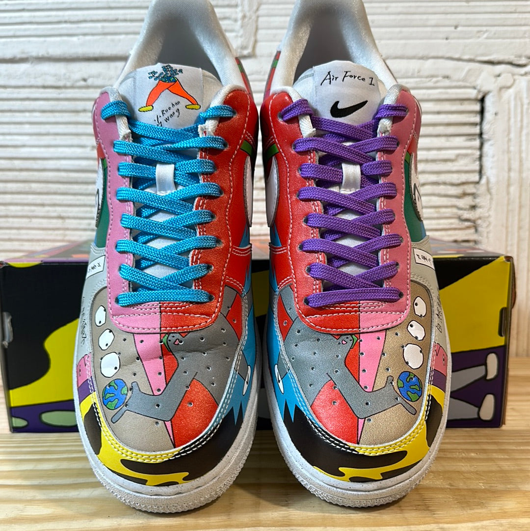 Nike Air Force 1 Flyleather Ruohan Wang Sz 9