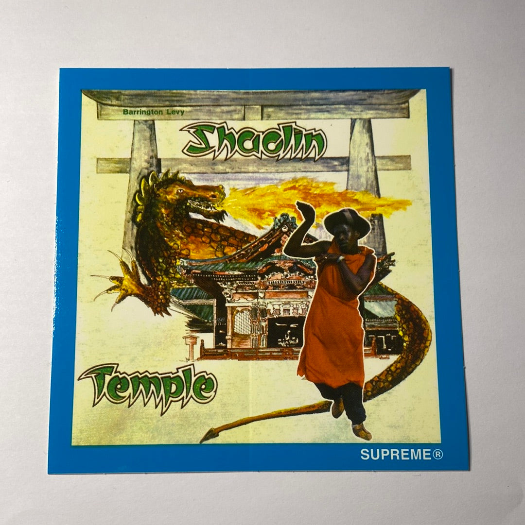 Supreme Shaolin Temple Sticker