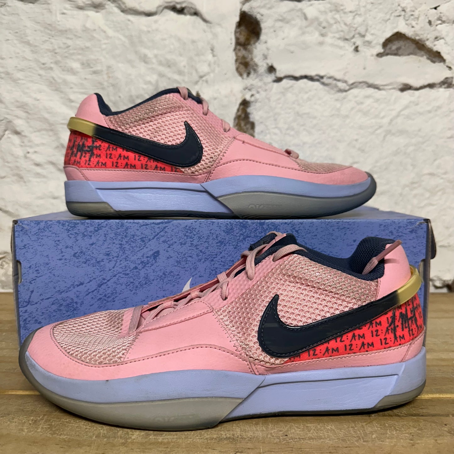 Nike Ja Morant 1 Day One Soft Pink Sz 9.5
