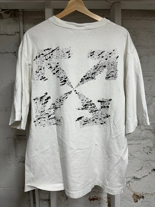 Off-White Arrows White T-Shirt Sz L