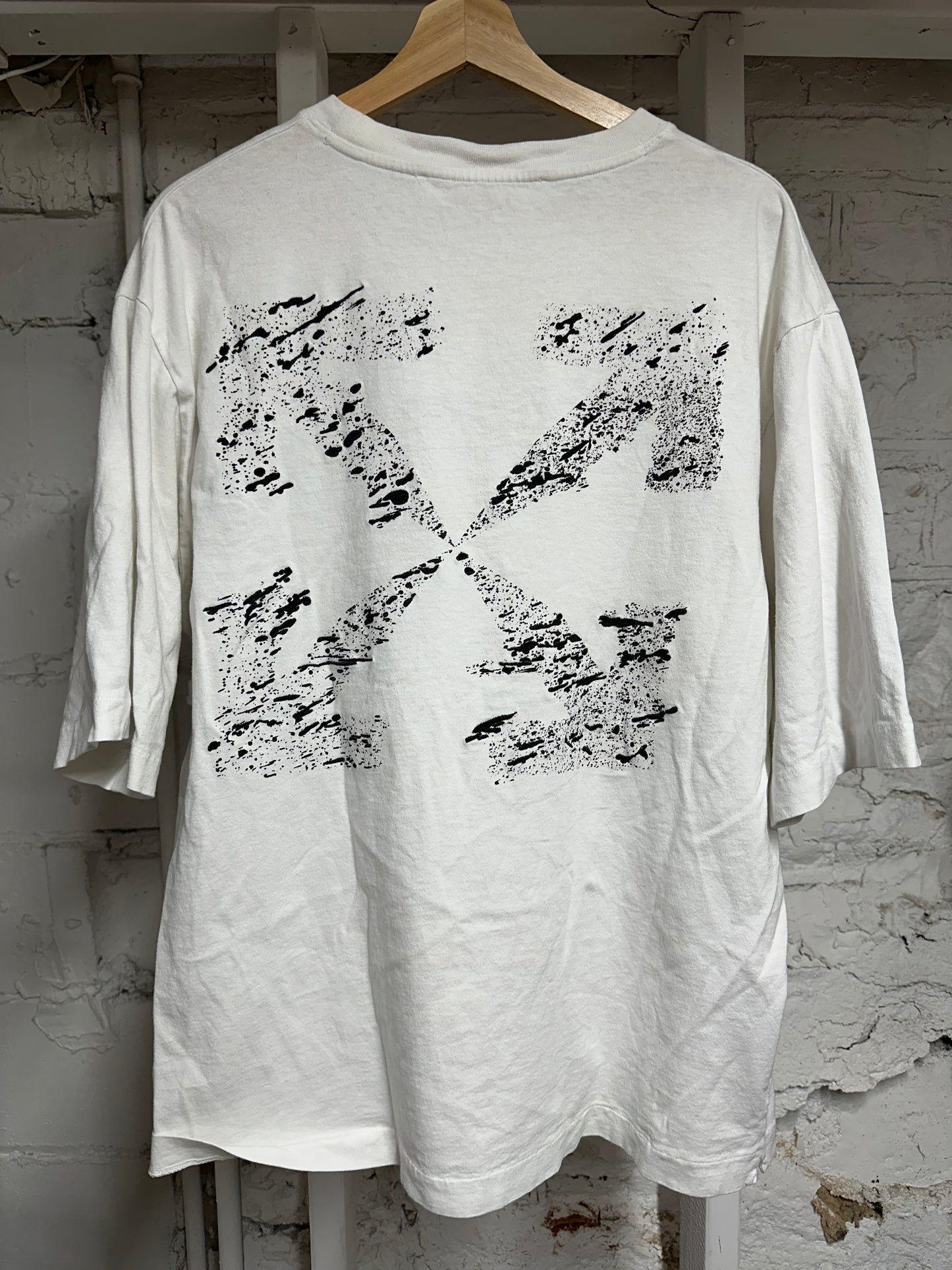 Off-White Arrows White T-Shirt Sz L