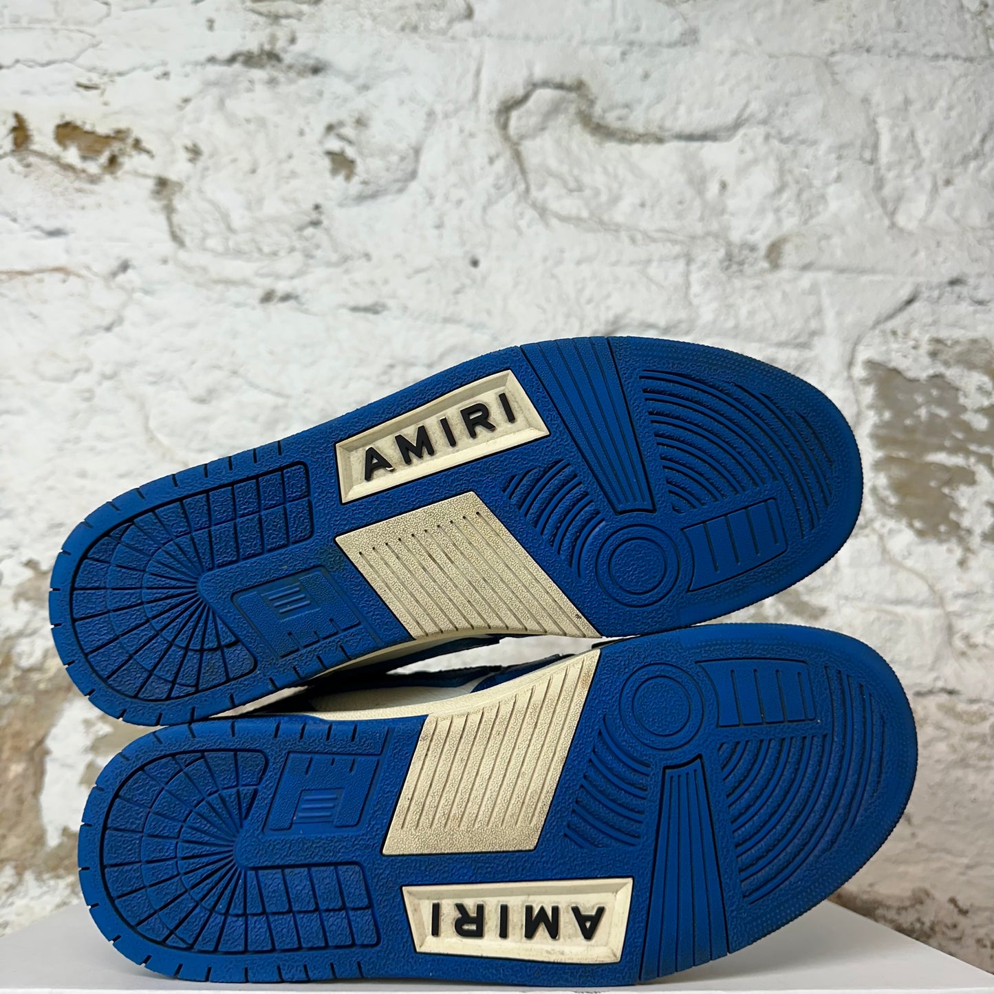 Amiri High Blue Skeleton White Blue Sneaker Sz 9 (42)