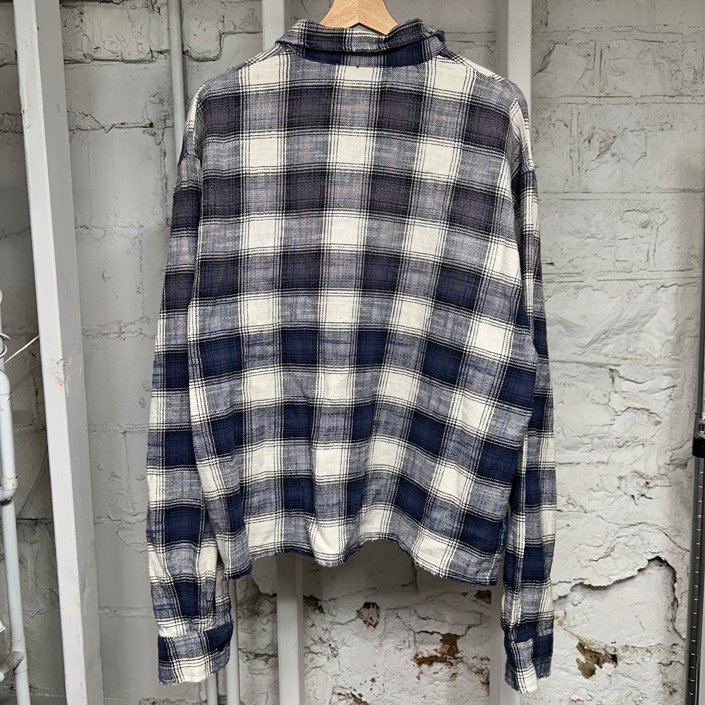 Vale Forever Sky Gems Navy Flannel Sz XL