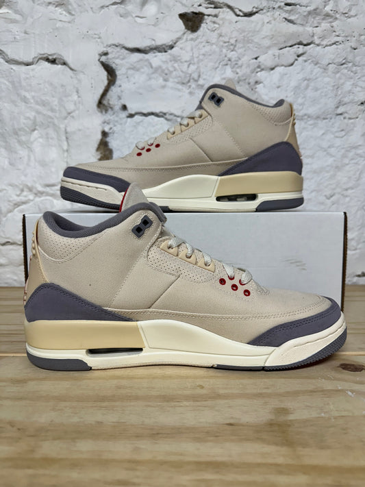 Air Jordan 3 Muslin Sz 9