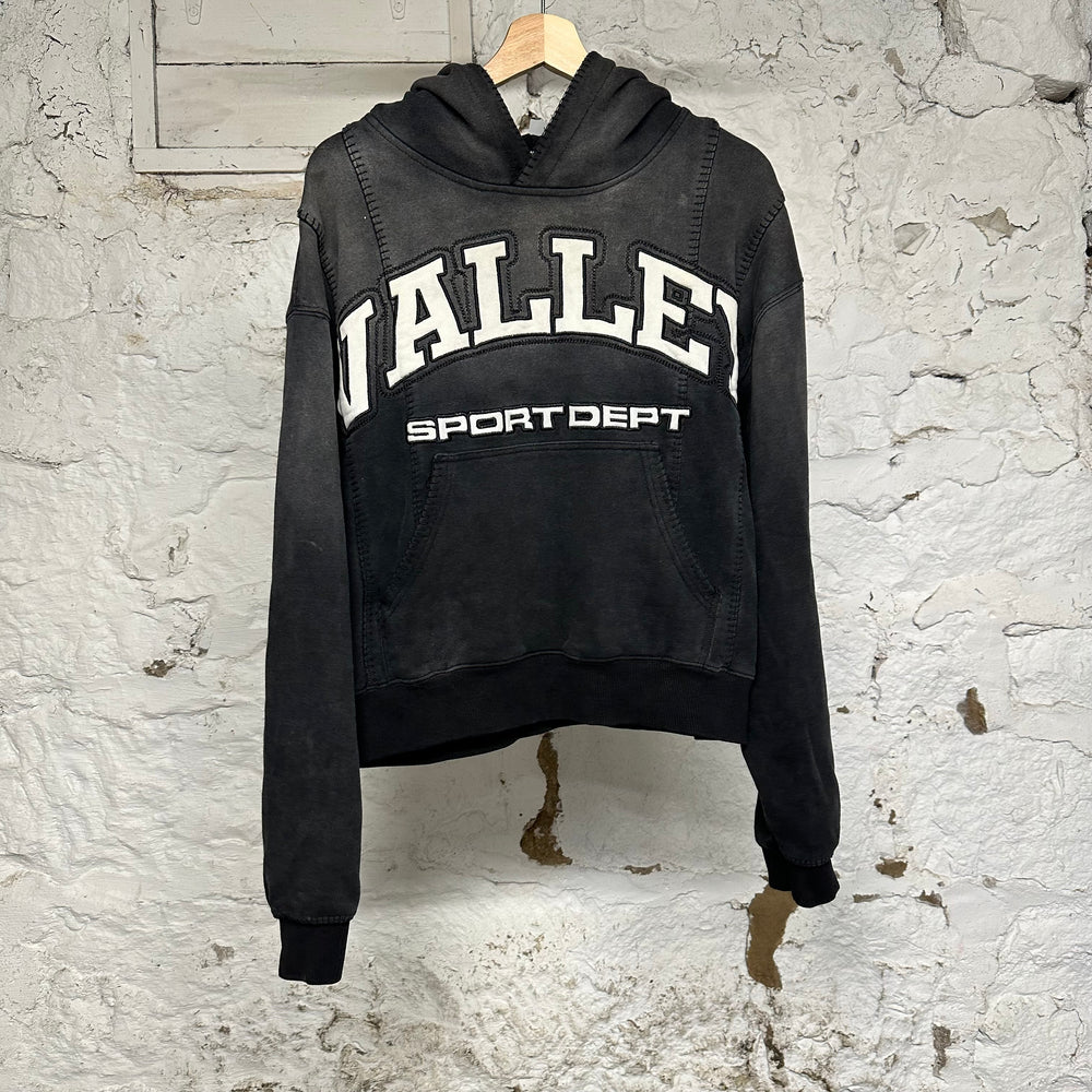 Vale Sports Dept Black Hoodie Sz S