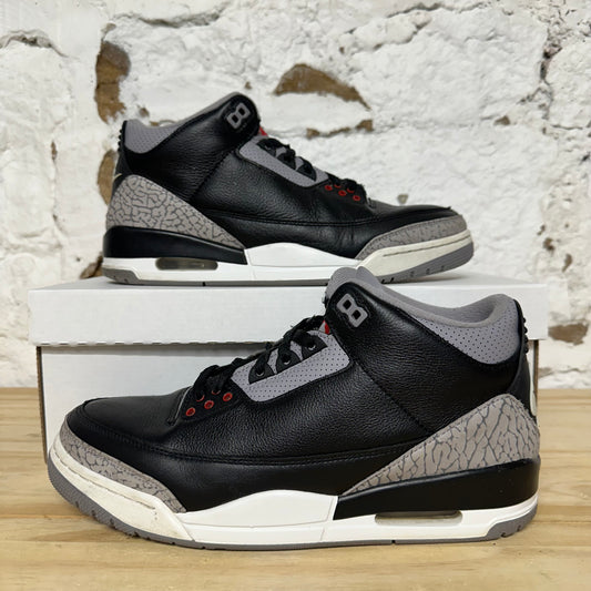 Air Jordan 3 Black Cement (2024) Sz 10