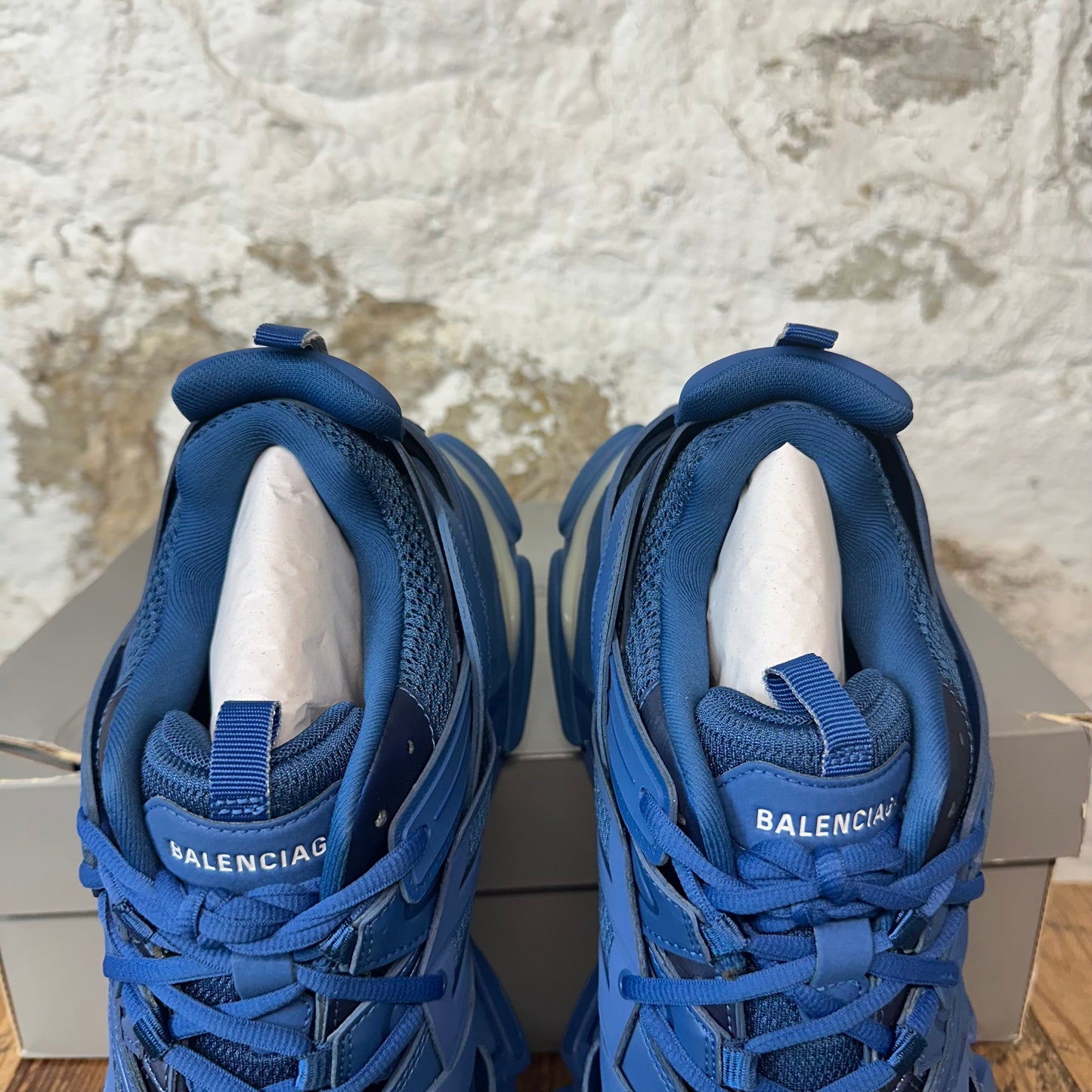 Balenciaga Track Runner Blue LED Sneaker