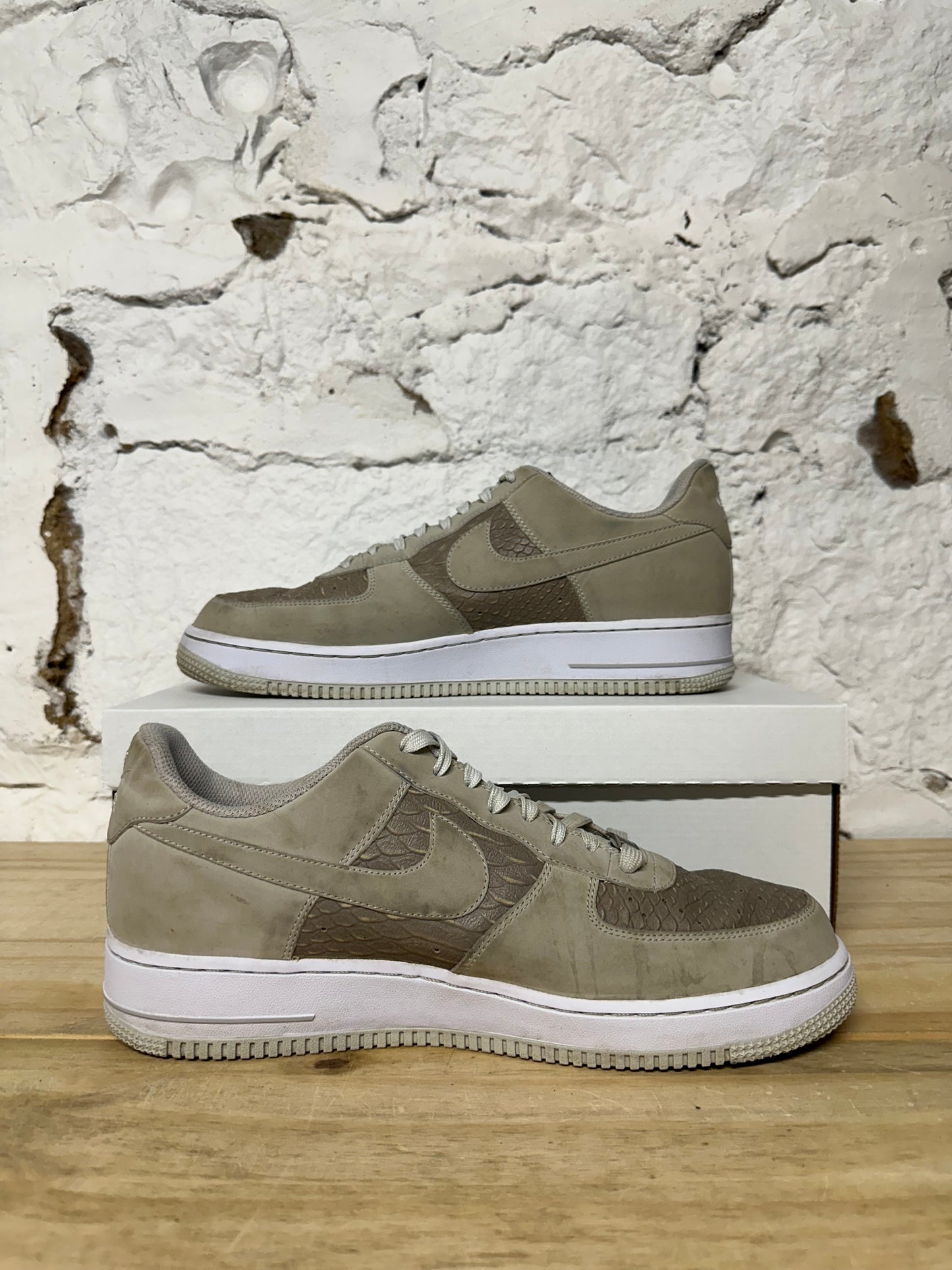 Nike Air Force 1 Low Alligator Emboss Sz 11