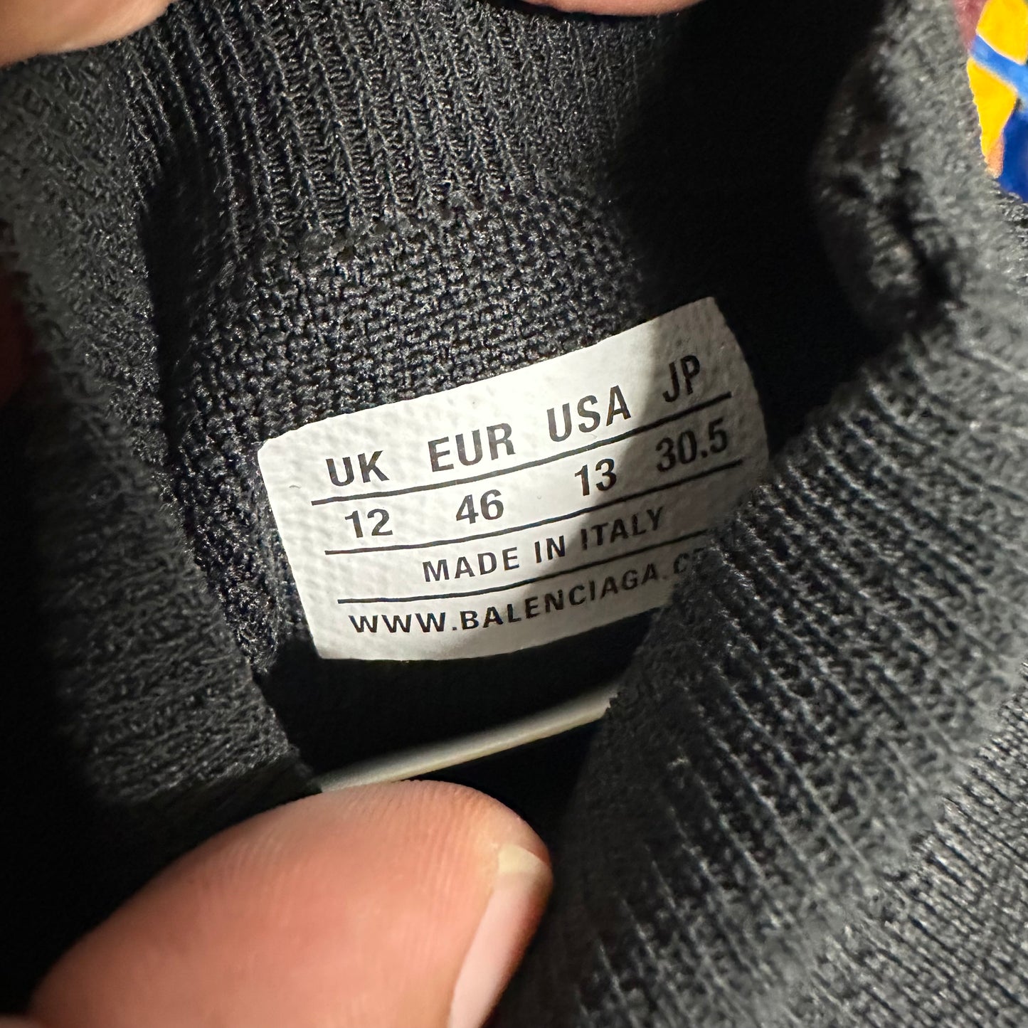 Balenciaga Sock Runner Black White Graffiti Sneaker DS